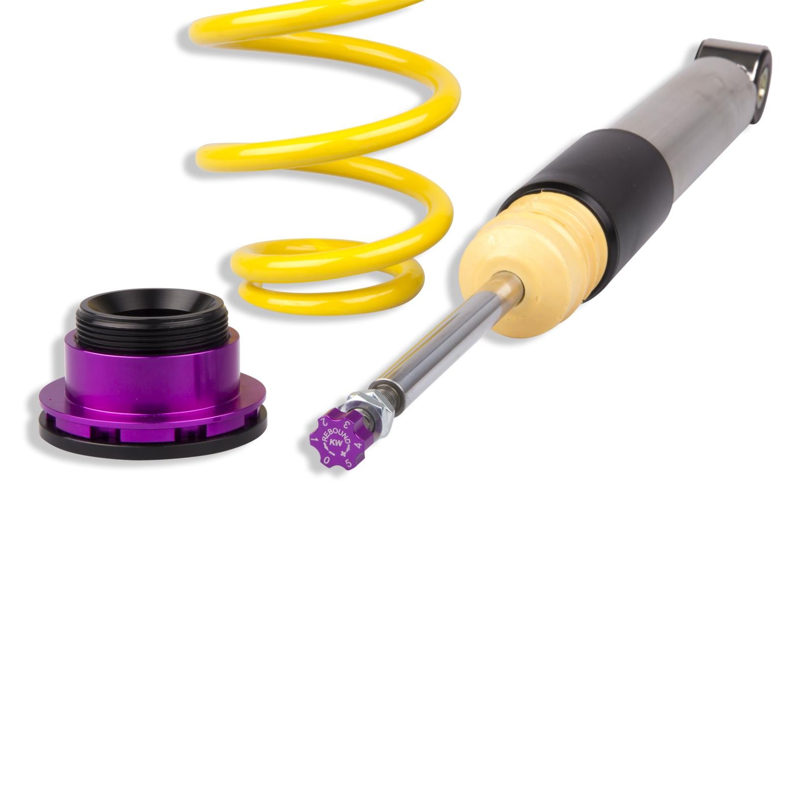 KW Coilover suspension V3 inox AUDI A1 (8X1, 8XK) 05/2010-10/2018 (3521000F)