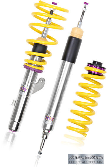 KW Coilover suspension V3 inox (incl. deactivation for electronic dampers) AUDI A5 Convertible (8F7) 02/2009-01/2017 (3521000Q)