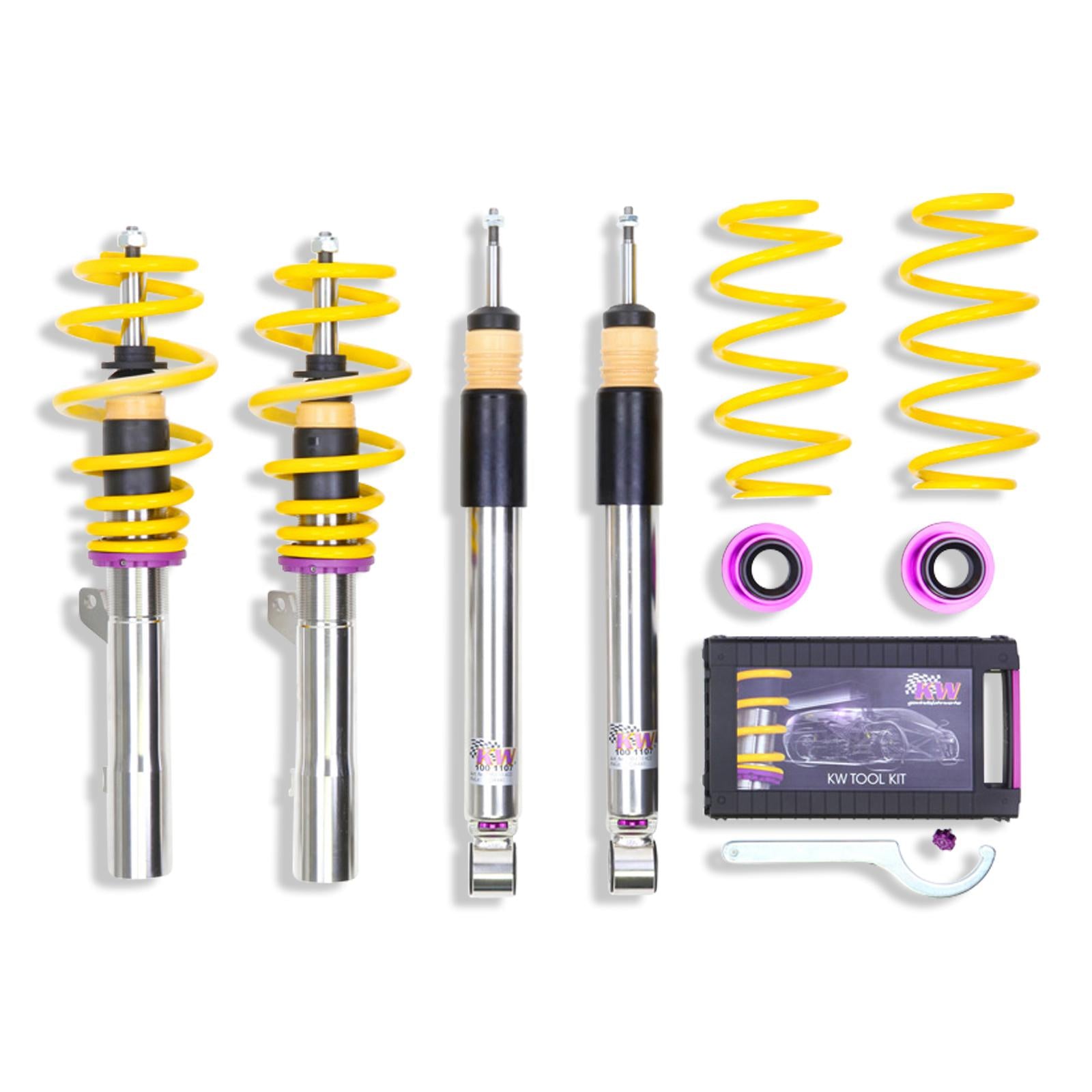 KW Coilover suspension V3 inox AUDI A3 Sportback (8PA) 09/2004-12/2015 (35210040)