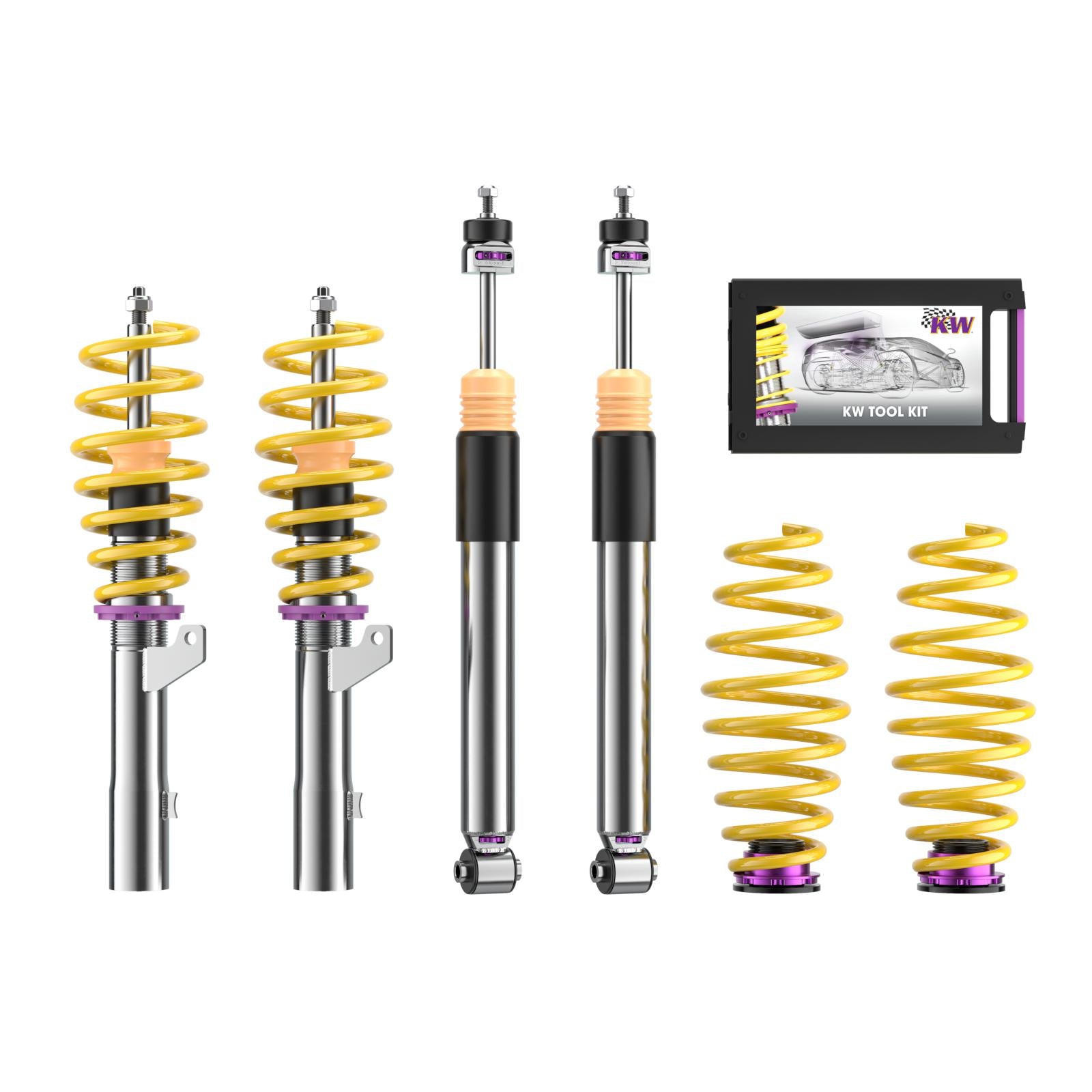 KW Coilover suspension V3 inox (incl. deactivation for electronic dampers) AUDI TT (FV3, FVP) 07/2014-
