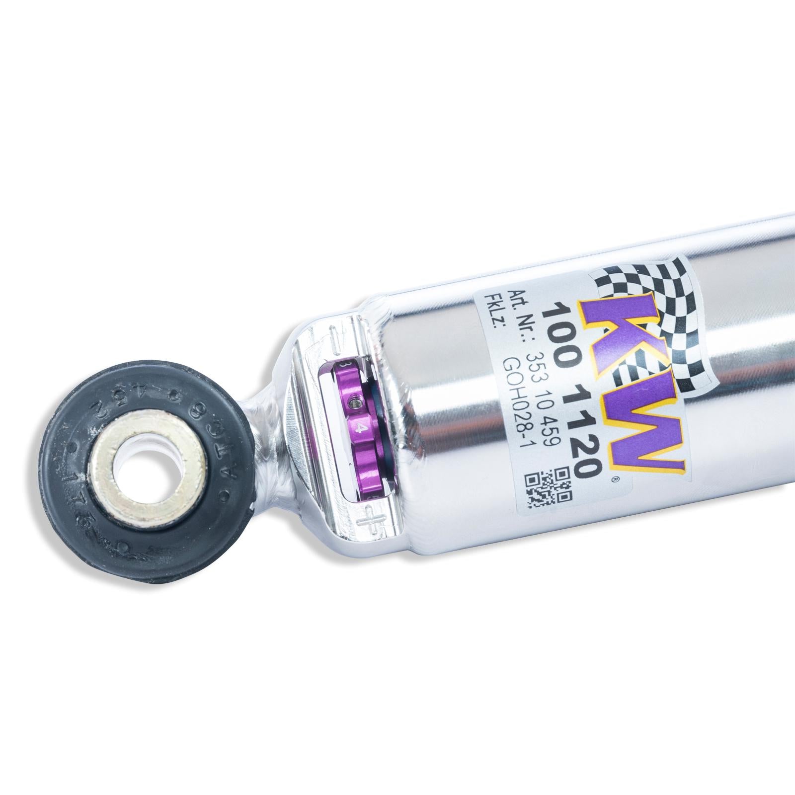 KW Coilover suspension V3 inox (incl. deactivation for electronic dampers) AUDI A4 (8W2, 8WC, B9) 05/2015- (352100AQ)