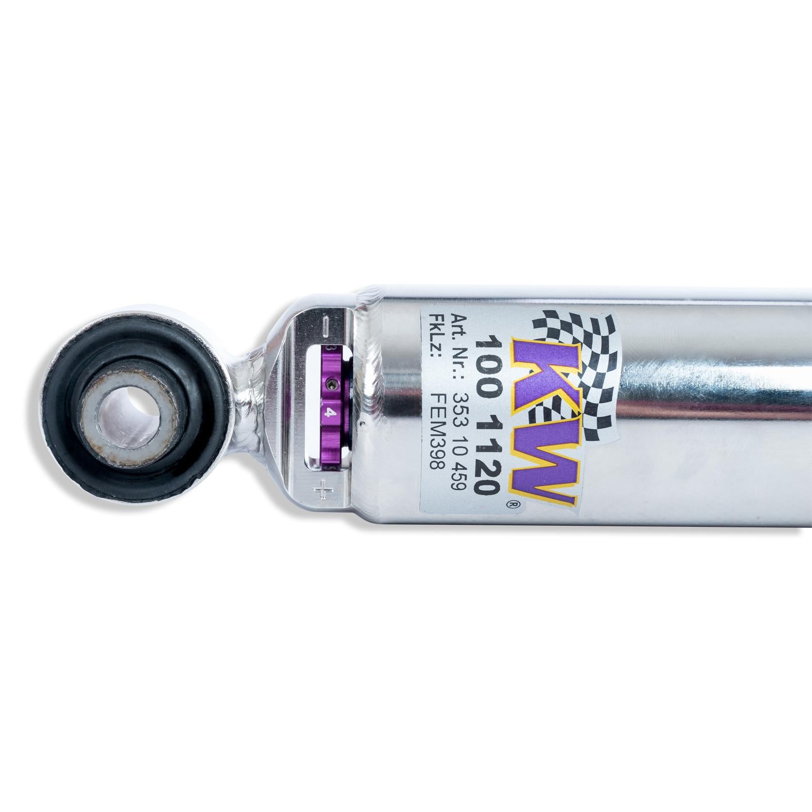 KW Coilover suspension V3 inox (incl. deactivation for electronic dampers) AUDI A4 Avant (8W5, 8WD, B9) 08/2015- (352100AU)