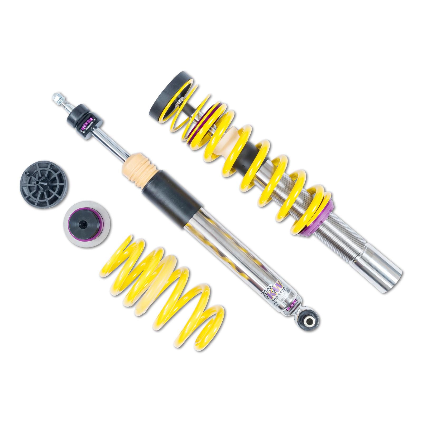 KW Coilover suspension V3 inox (incl. deactivation for electronic dampers) AUDI A4 (8W2, 8WC, B9) 05/2015- (352100BJ)