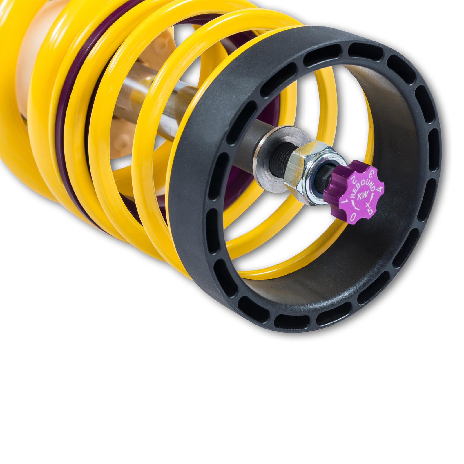 KW Coilover suspension V3 inox (incl. deactivation for electronic dampers) AUDI A4 (8W2, 8WC, B9) 05/2015- (352100BJ)