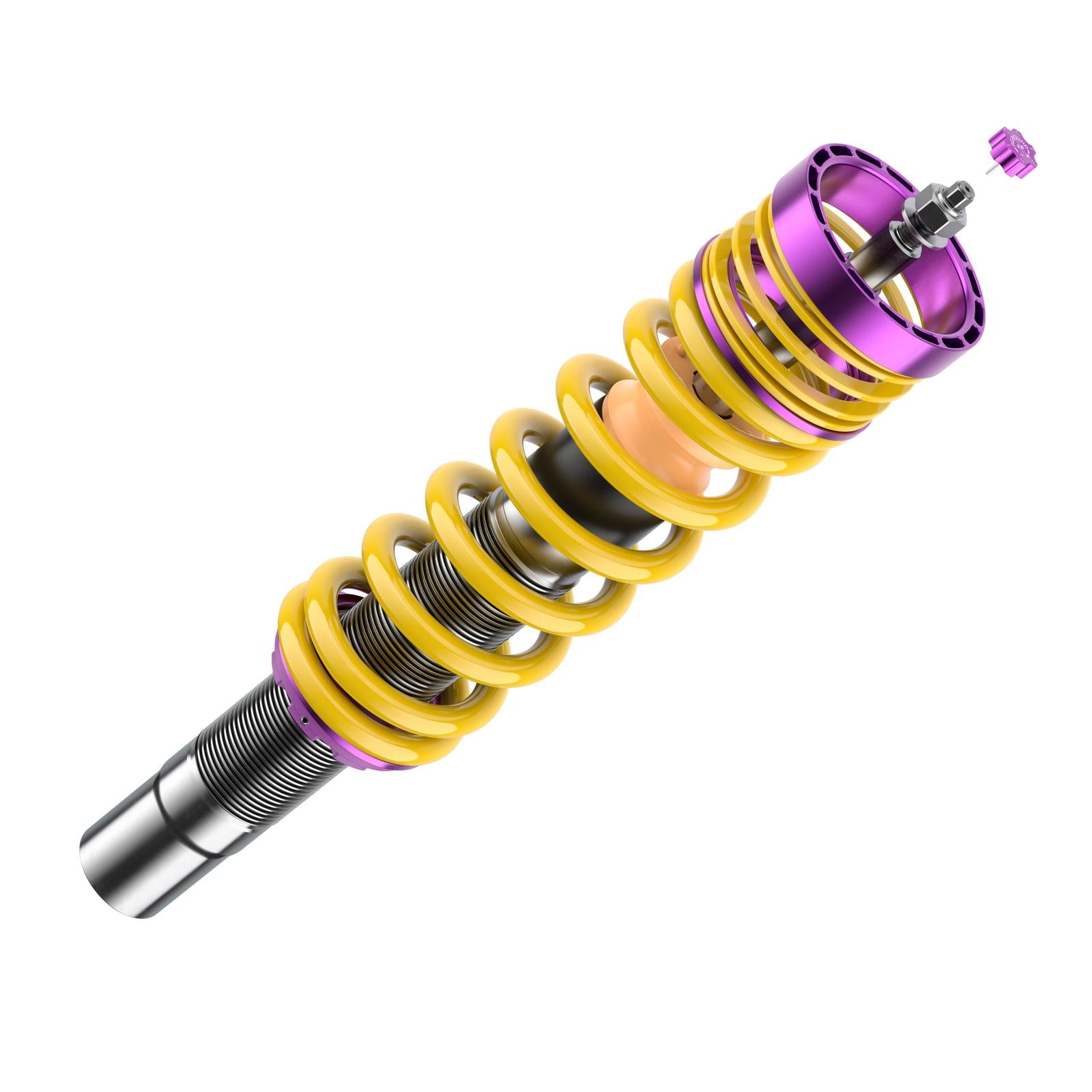 KW Coilover suspension V3 inox (incl. deactivation for electronic dampers) AUDI A4 Avant (8W5, 8WD, B9) 08/2015- (352100CH)
