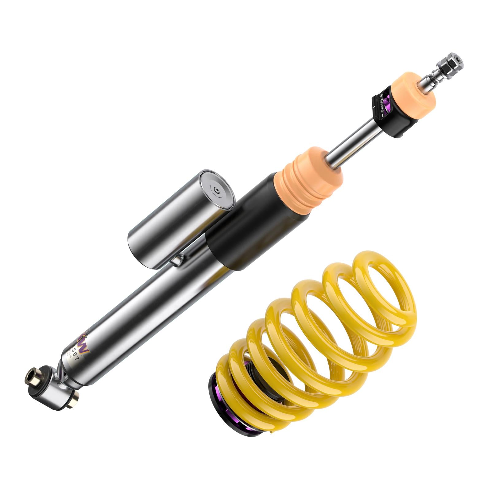 KW Coilover suspension V3 inox (incl. deactivation for electronic dampers) AUDI A4 Avant (8W5, 8WD, B9) 08/2015- (352100CH)