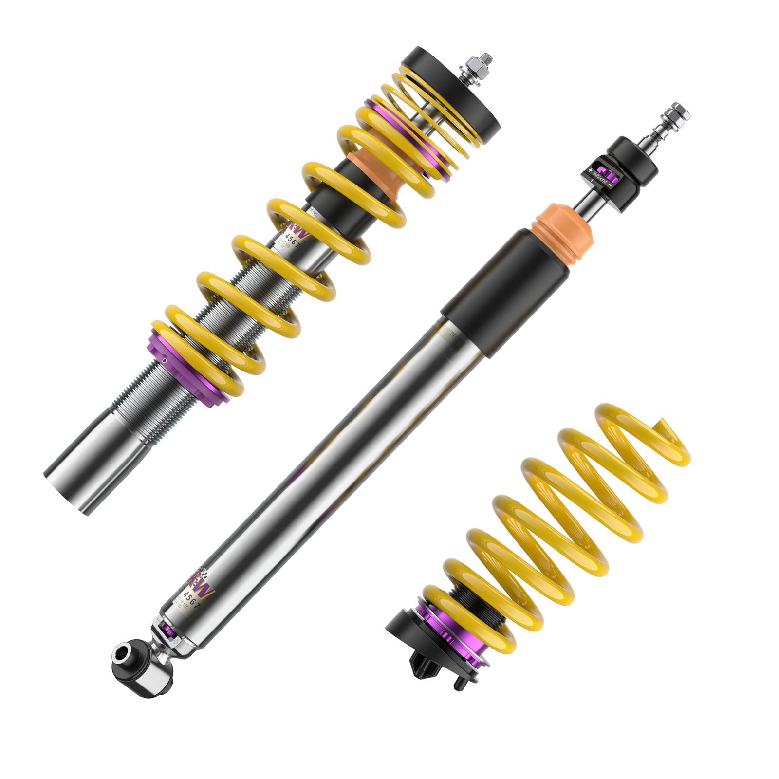 KW Coilover suspension V3 inox (incl. deactivation for electronic dampers) AUDI A7 Sportback (4KA) 10/2017-