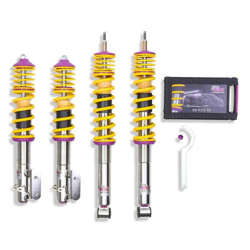 KW Coilover suspension V3 inox (incl. deactivation for electronic dampers) AUDI A3 Limousine (8YS) 04/2020-