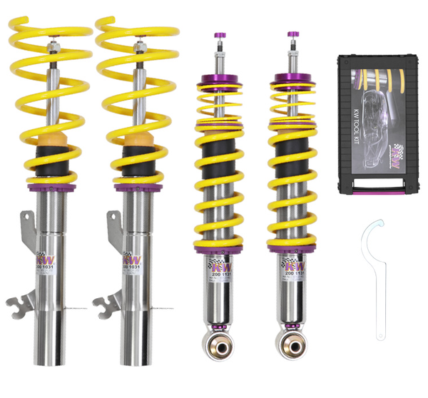 KW Coilover suspension V3 aluminium (incl. deactivation for electronic dampers) AUDI R8 (422, 423) 04/2007-07/2015 (35210101)