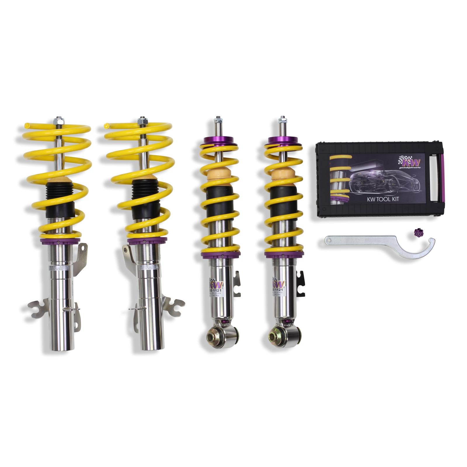 KW Coilover suspension V3 inox MINI Coupe (R58) 12/2010-05/2015 (3522000B)