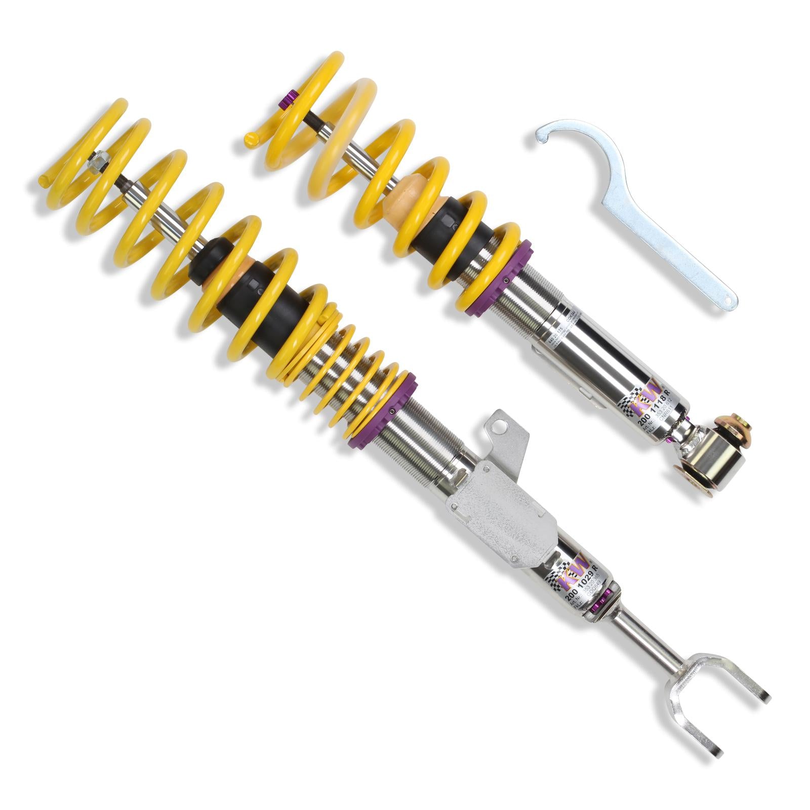 KW Coilover suspension V3 inox BMW 6 Convertible (F12) 12/2010-06/2018 (3522000C)