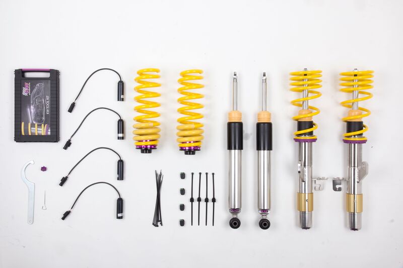 KW Coilover suspension V3 inox (incl. deactivation for electronic dampers) BMW 4 Coupe (F32, F82) 07/2013- (3522000E)