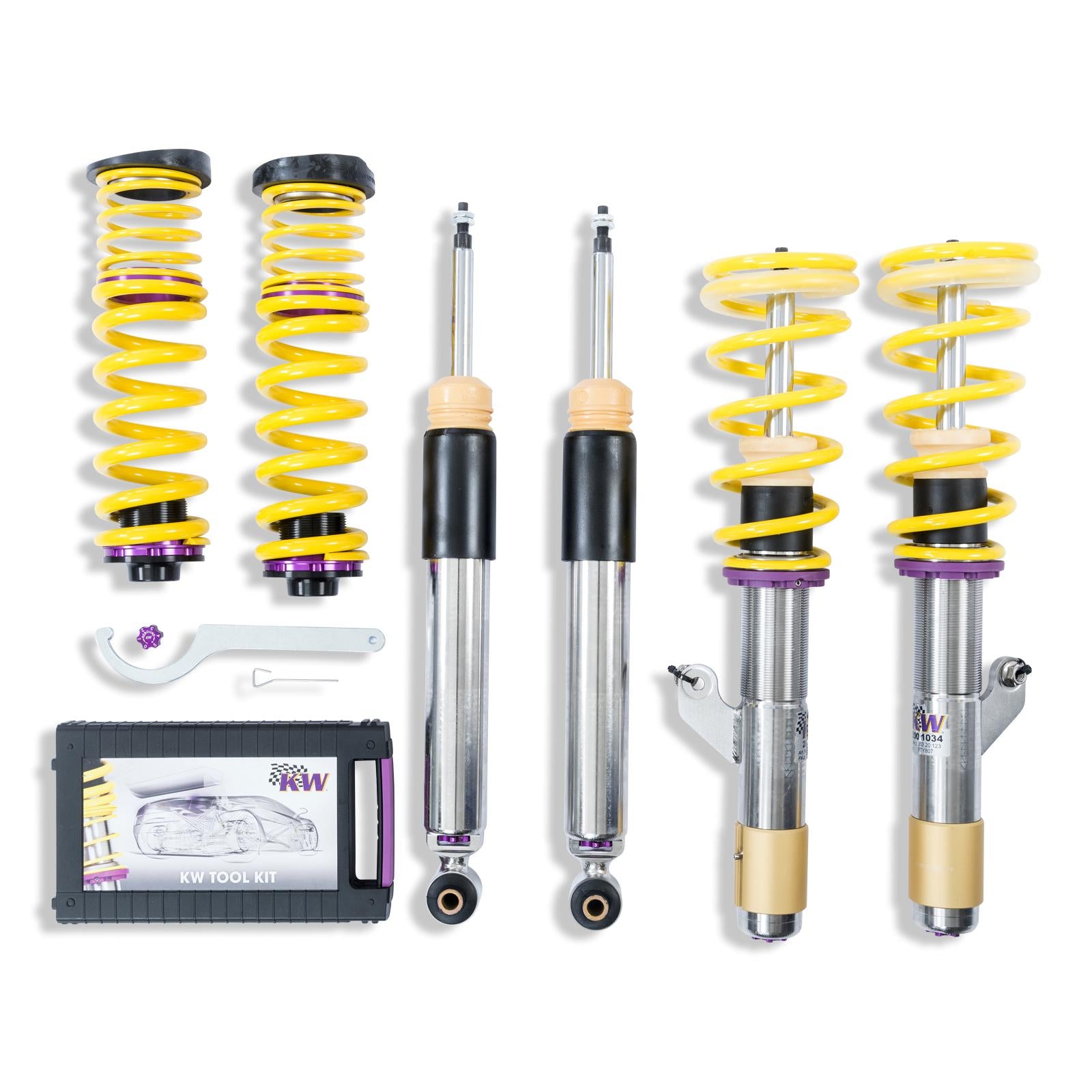 KW Coilover suspension V3 inox BMW 3 Gran Turismo (F34) 07/2012-