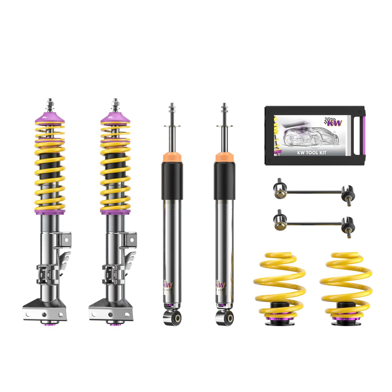 KW Coilover suspension V3 inox BMW Z3 Roadster (E36) 10/1995-01/2003 (35220017)