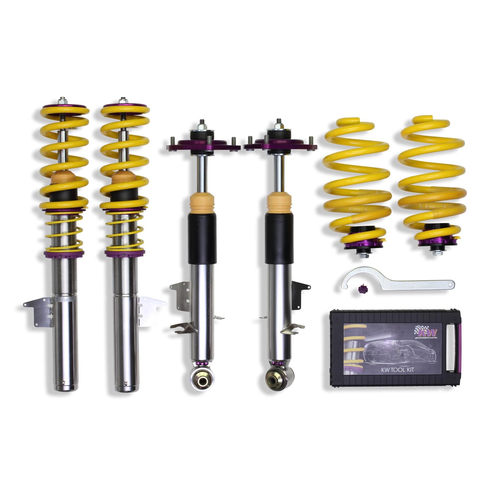 KW Coilover suspension V3 inox BMW X5 (E70) 02/2006-07/2013 (35220069)