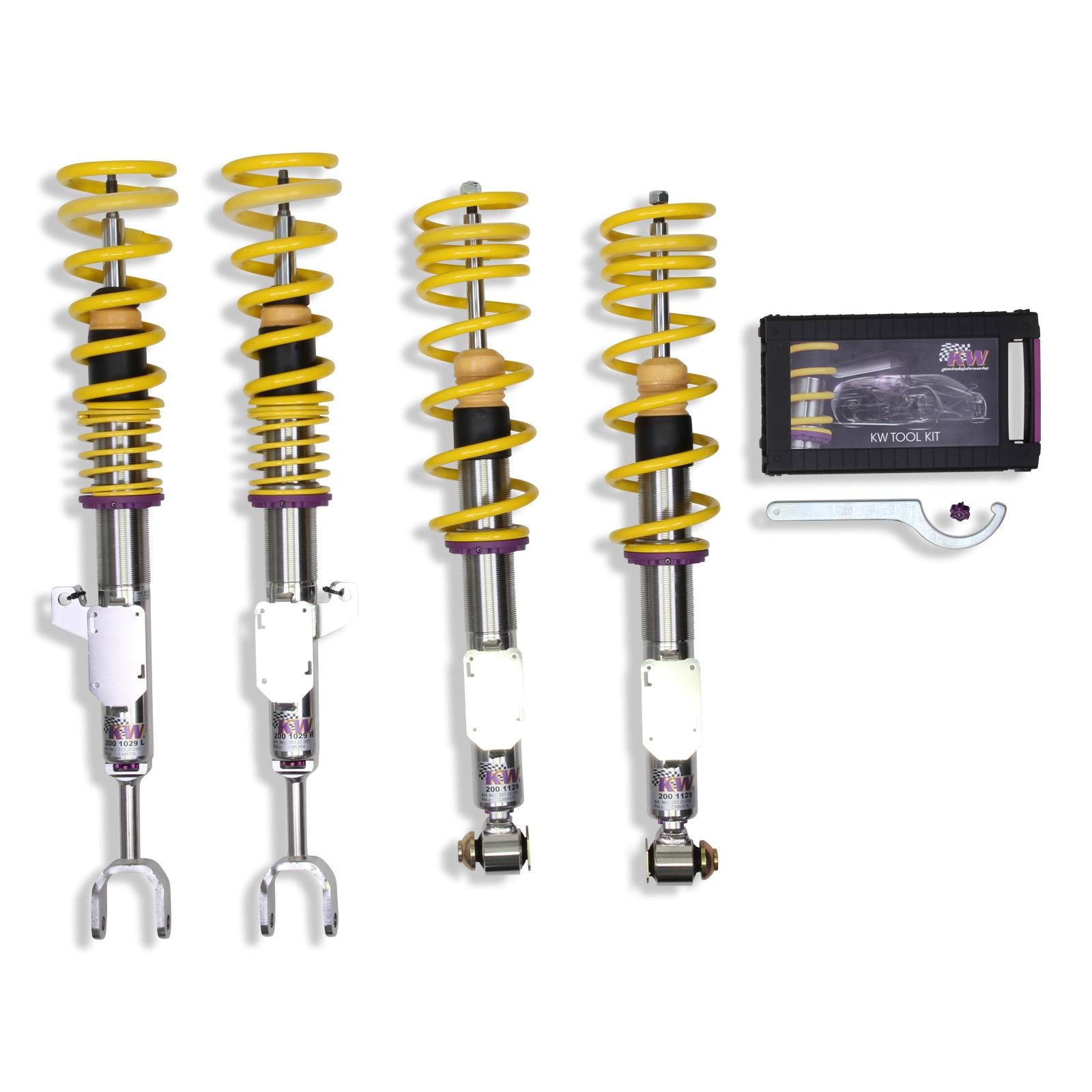 KW Coilover suspension V3 inox BMW 5 (F10) 01/2009-10/2016 (35220080)