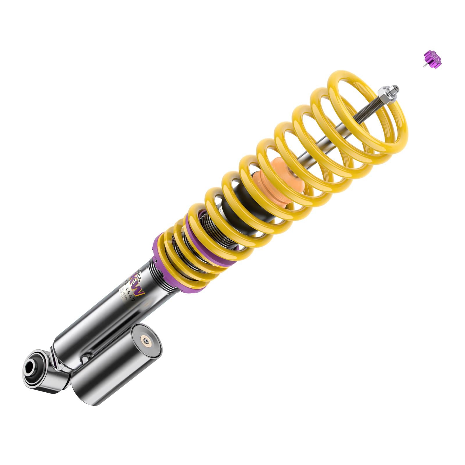 KW Coilover suspension V3 inox (incl. deactivation for electronic dampers) BMW 5 (E60) 12/2001-03/2010
