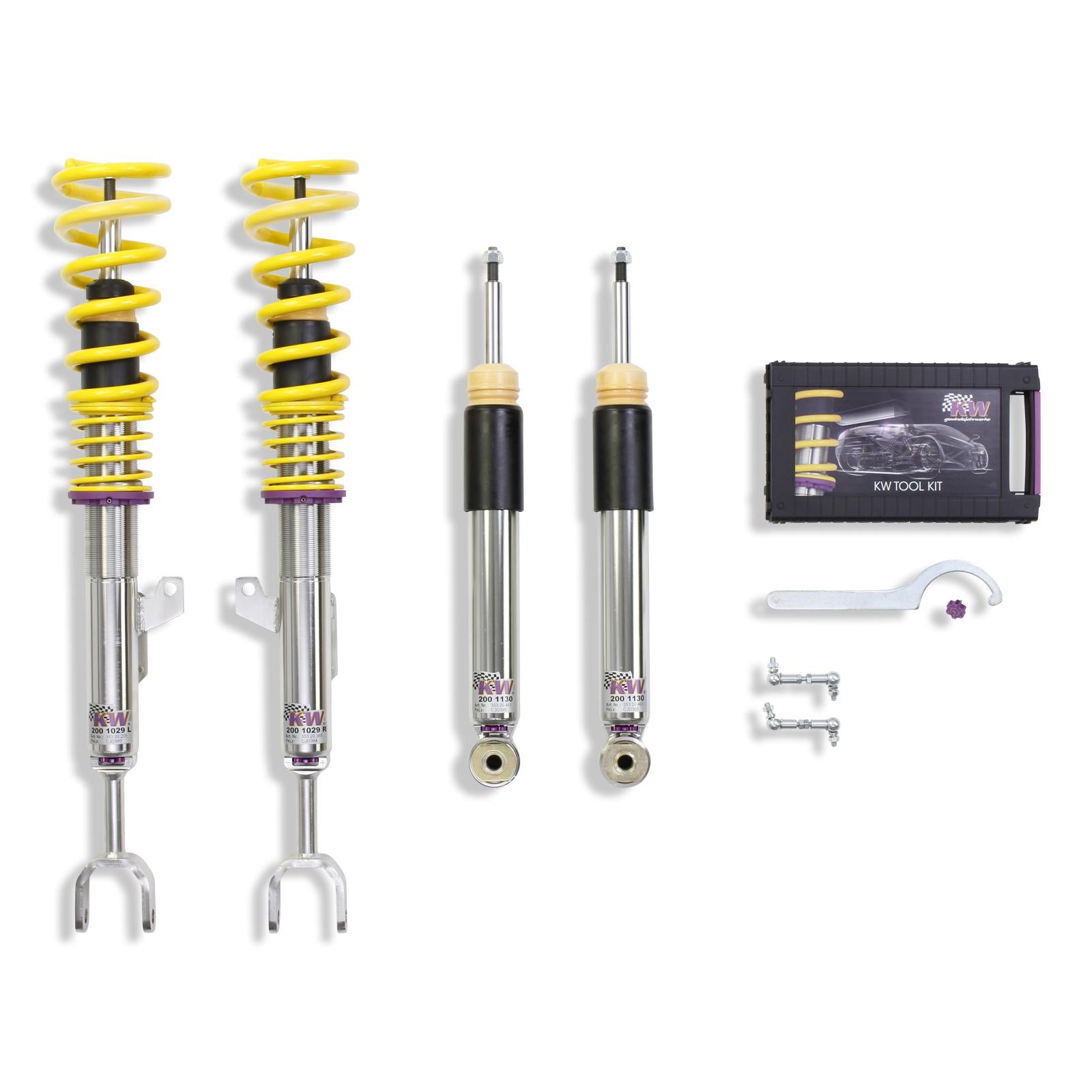 KW Coilover suspension V3 inox BMW 5 Touring (F11) 11/2009-02/2017