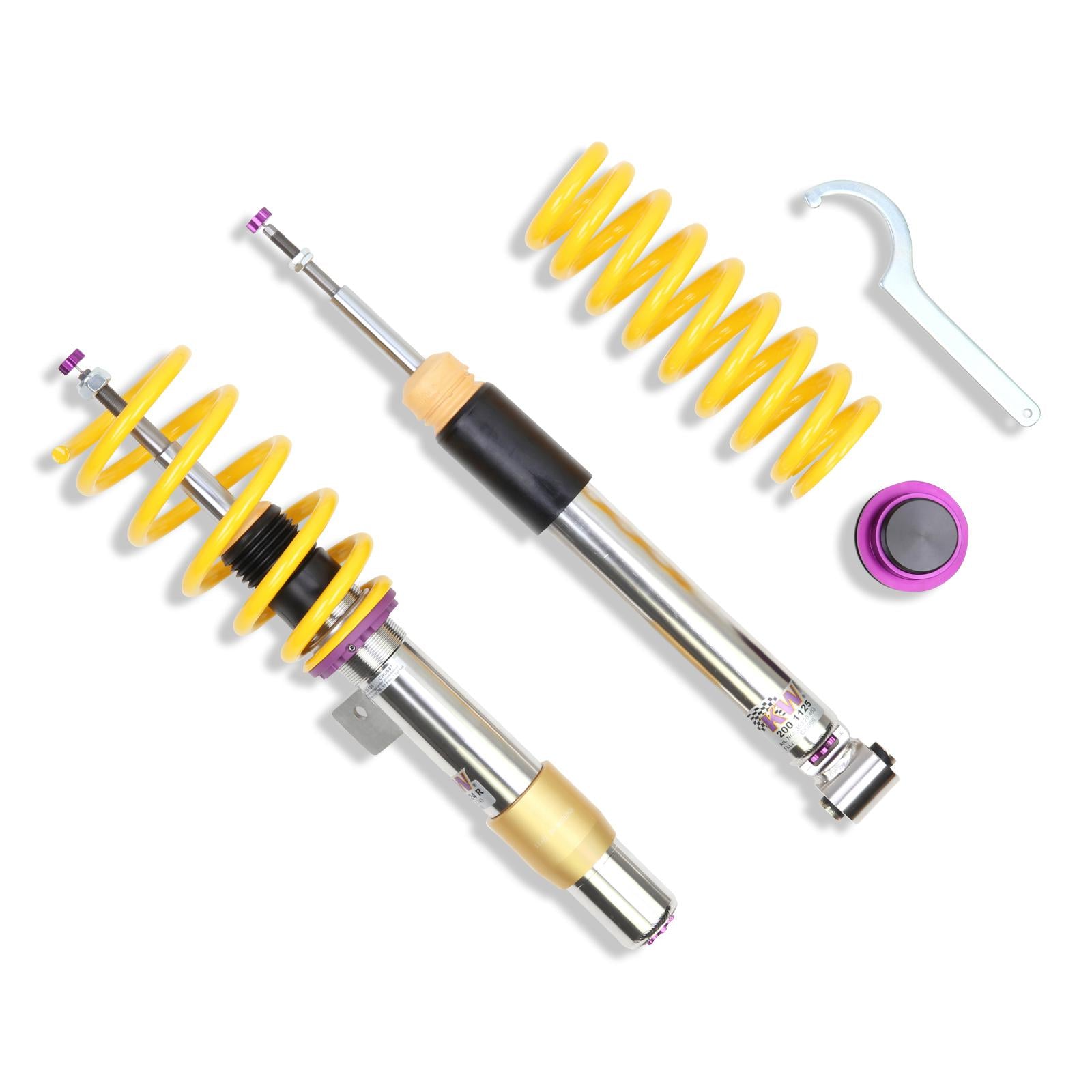 KW Coilover suspension V3 inox BMW 1 Coupe (E82) 10/2006-10/2013 (35220095)