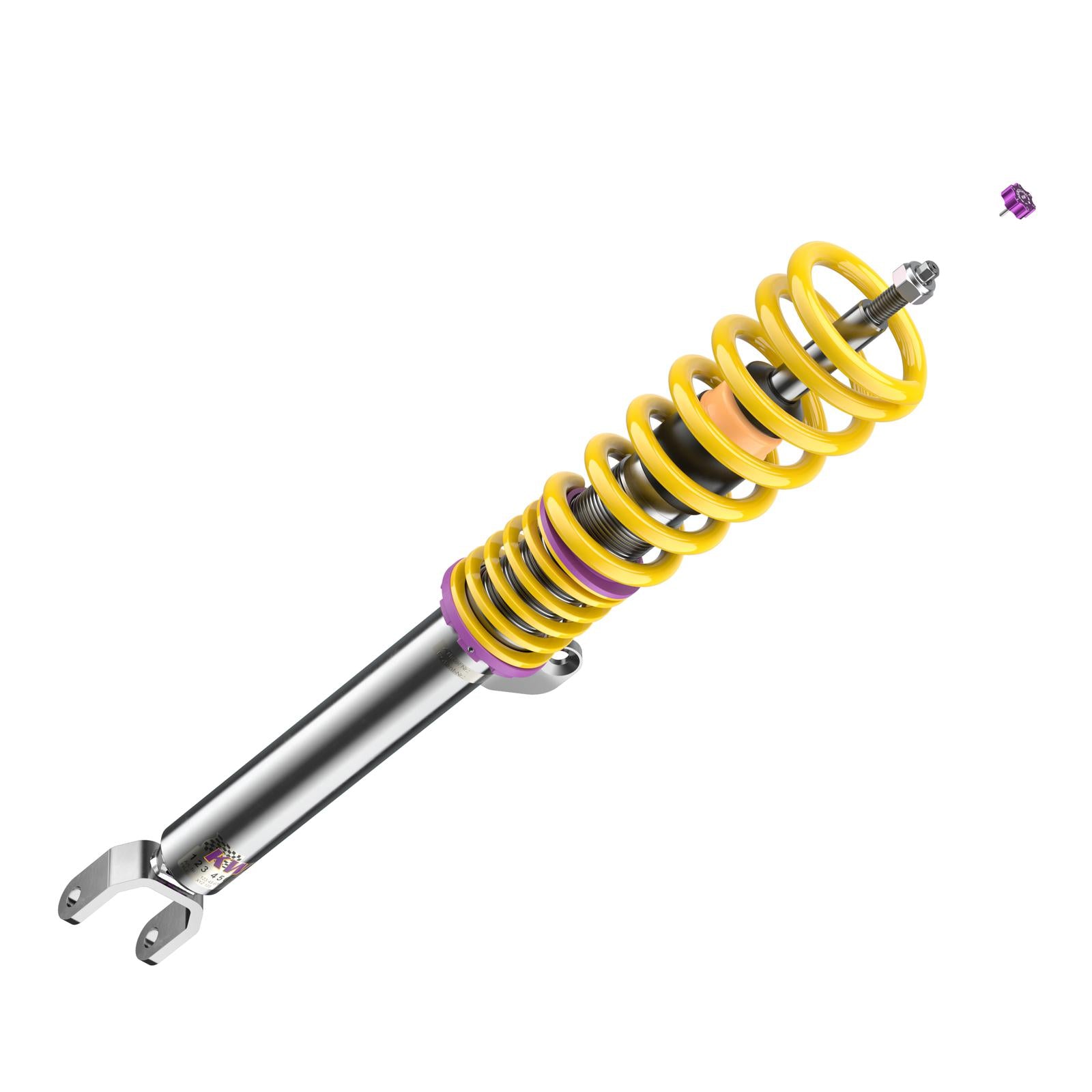 KW Coilover suspension V3 inox (incl. deactivation for electronic dampers) BMW 5 (F10) 01/2009-10/2016 (35220098)