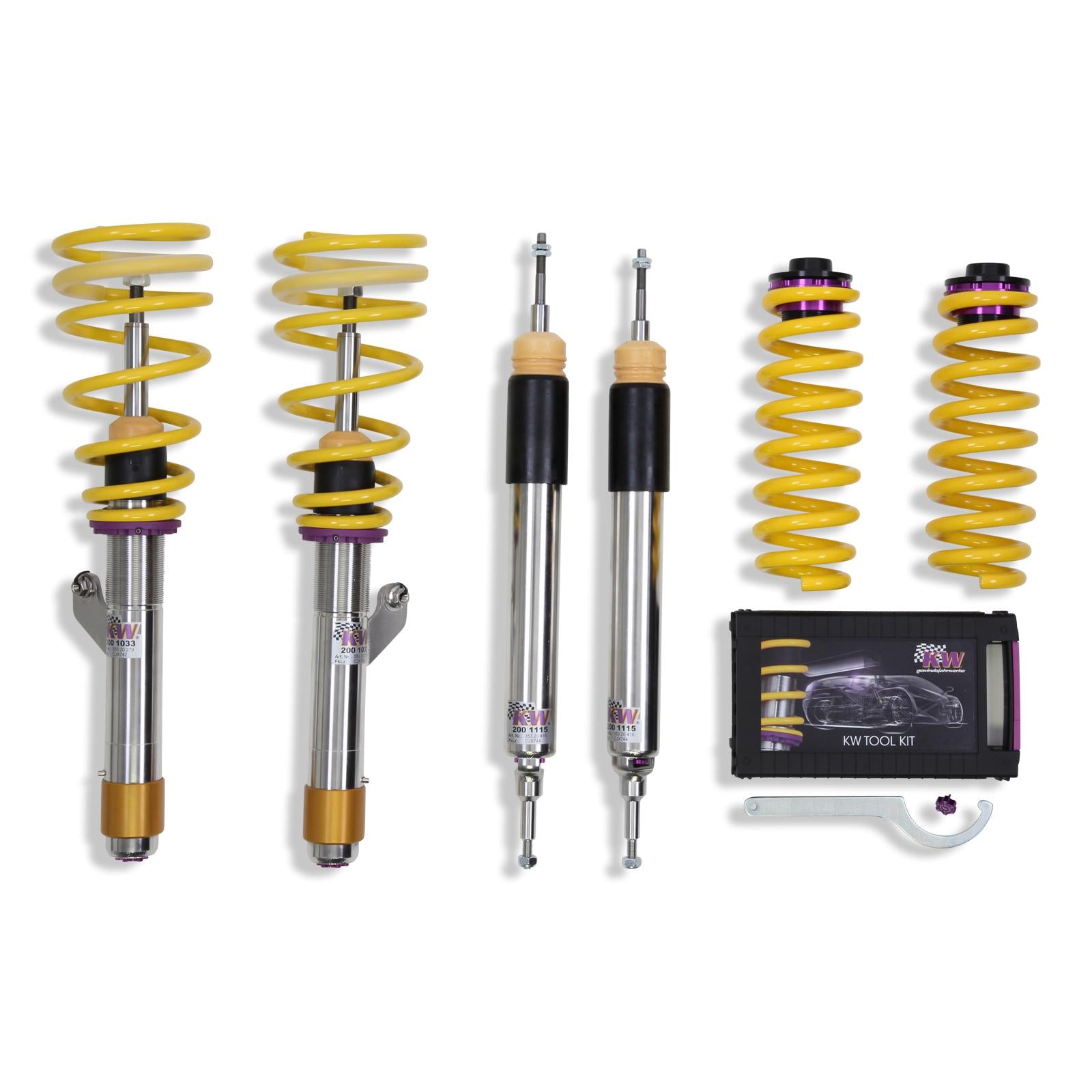 KW Coilover suspension V3 inox BMW X1 (E84) 03/2009-06/2015 (35220099)