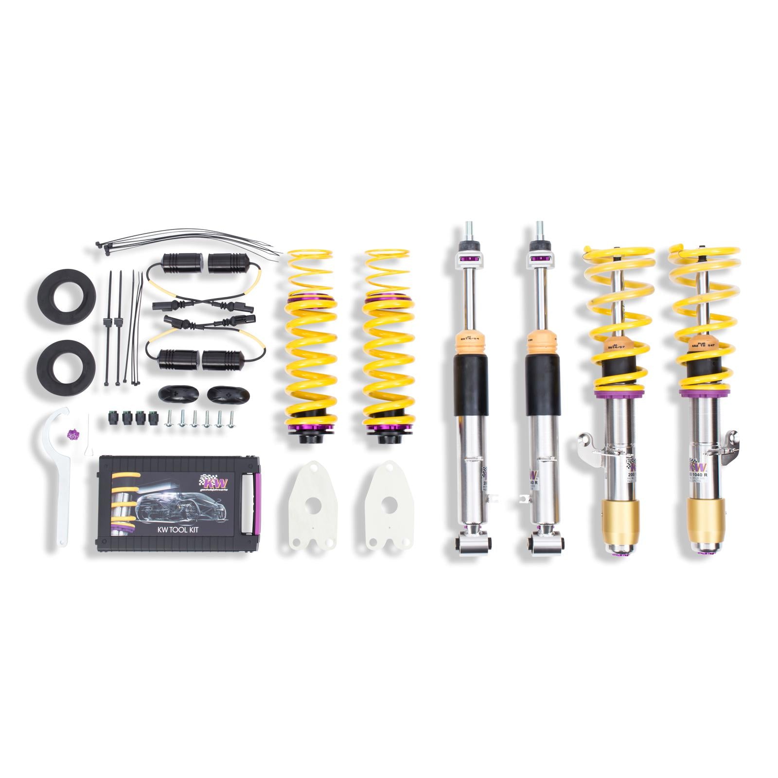 KW Coilover suspension V3 inox (incl. deactivation for electronic dampers) BMW 3 (F30, F80) 03/2011-10/2018 (352200AP)