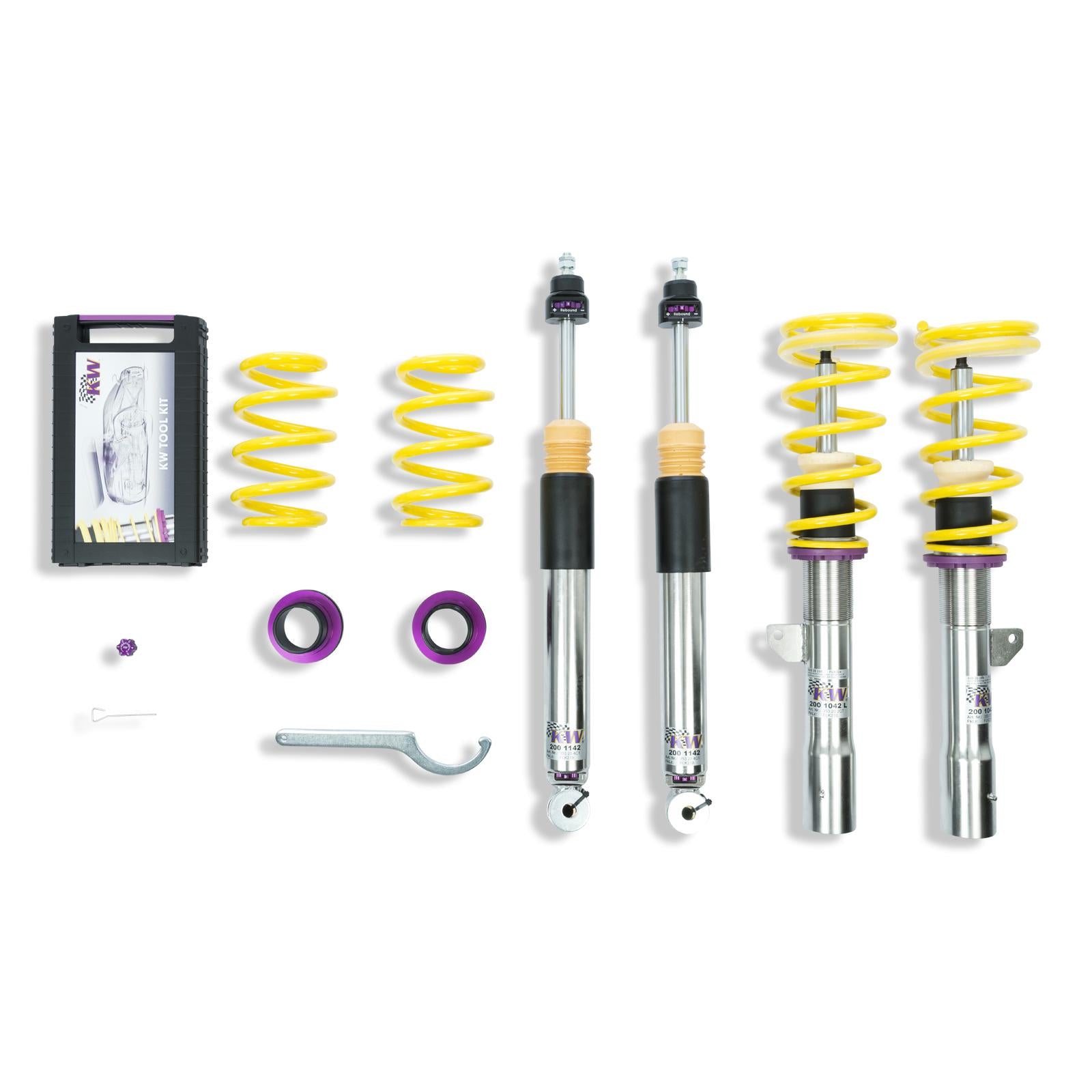 KW Coilover suspension V3 inox BMW 2 Active Tourer (F45) 11/2013- (352200BN)