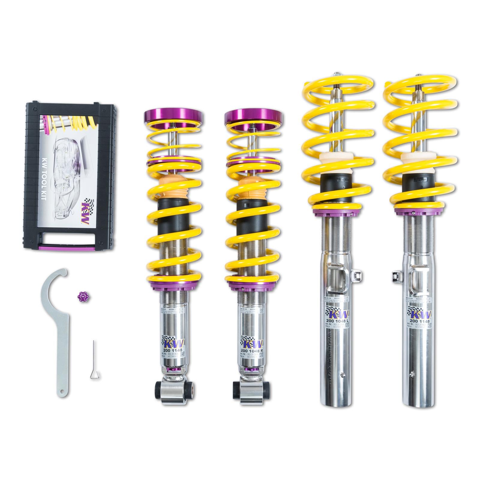 KW Coilover suspension V3 inox BMW X3 (G01, F97) 07/2017- (352200CF)