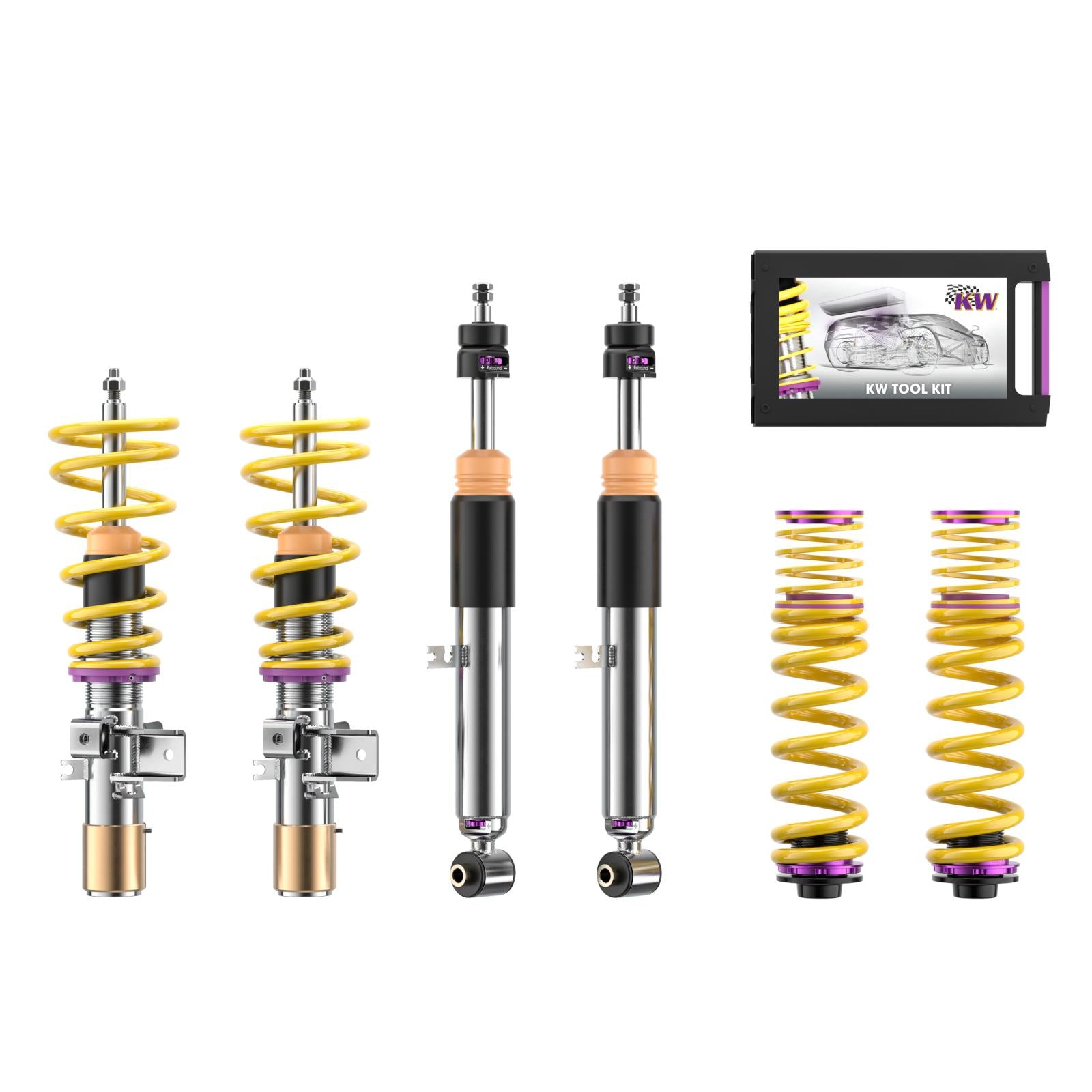 KW Coilover suspension V3 inox (incl. deactivation for electronic dampers) BMW 3 Touring (G21) 07/2019- (352200DW)