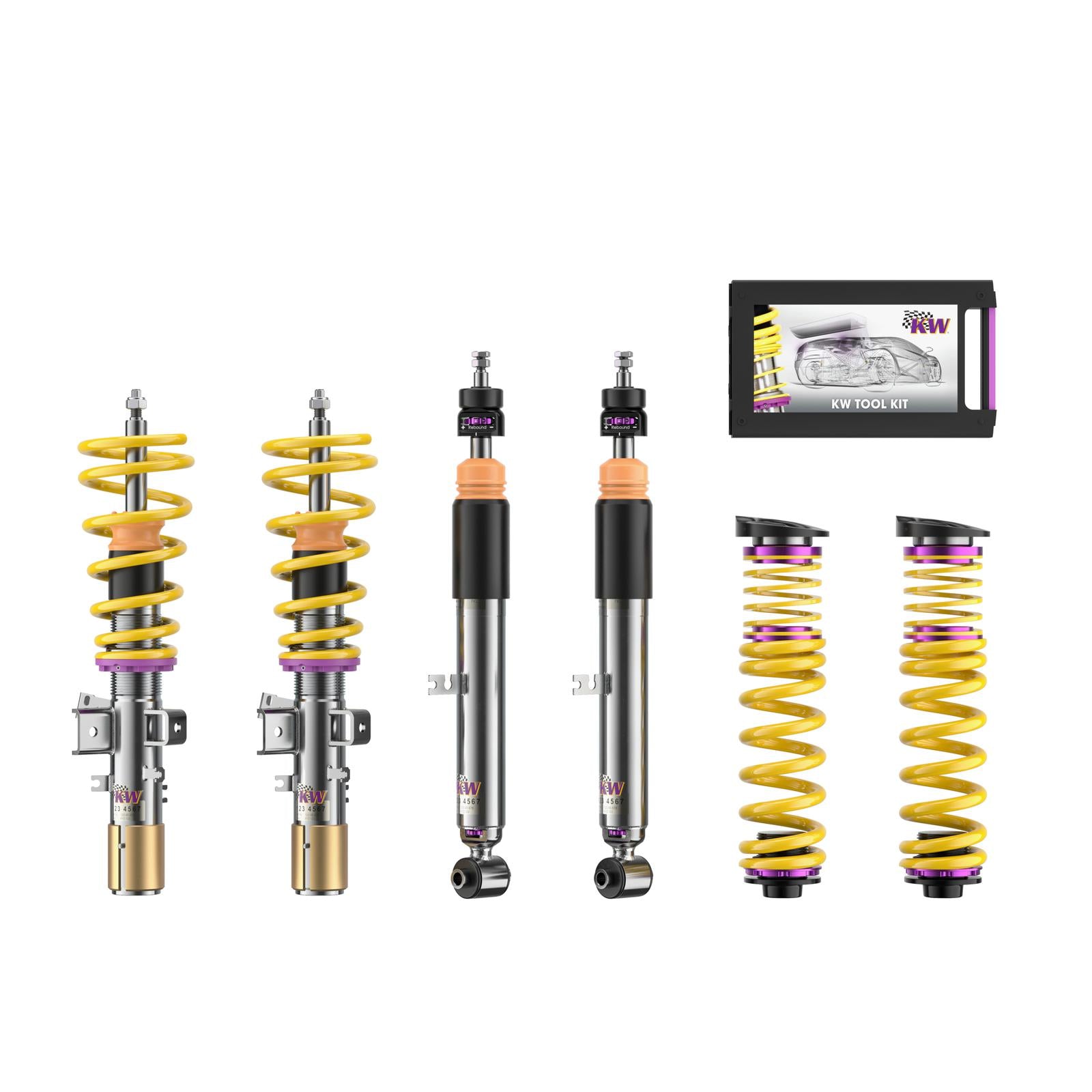 KW Coilover suspension V3 inox (incl. deactivation for electronic dampers) BMW 3 (G20) 11/2018- (352200CK)