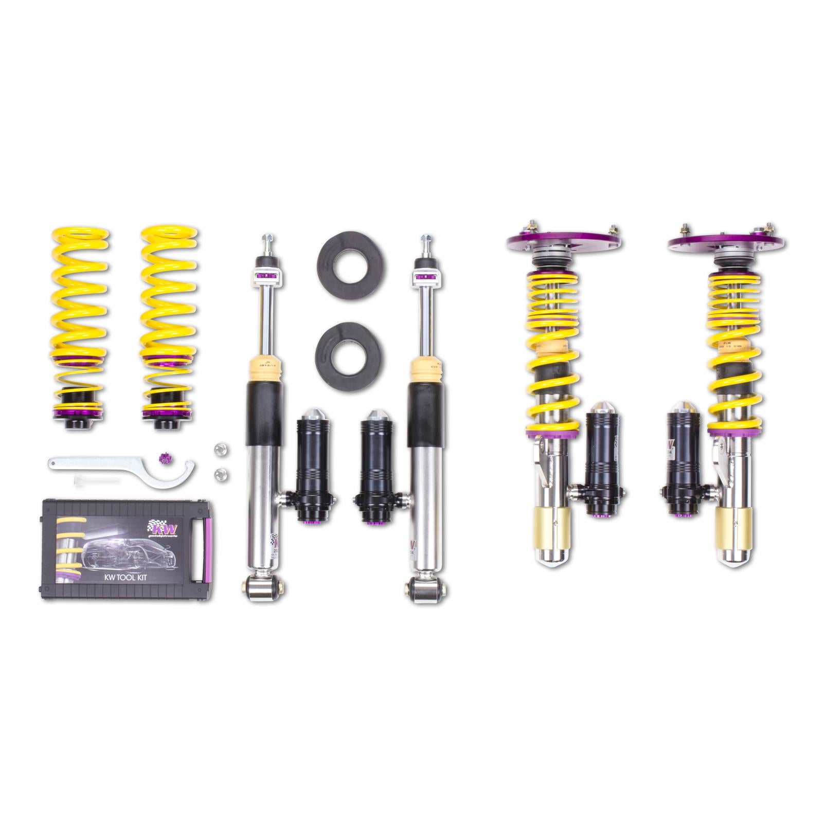 KW Coilover suspension V3 Clubsport incl. top mounts BMW 4 Coupe (F32, F82) 07/2013- (3522080D)