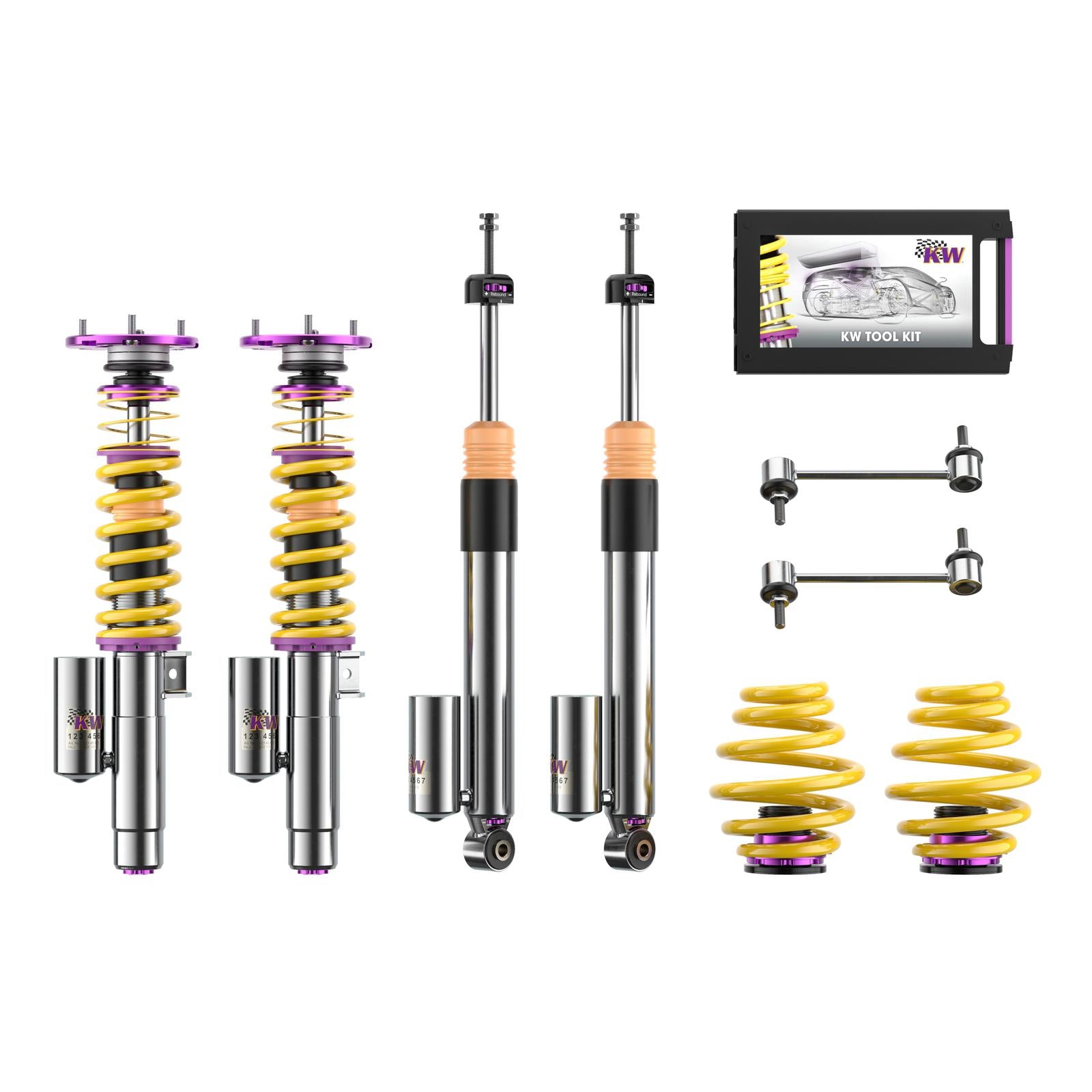 KW Coilover suspension V3 Clubsport incl. top mounts BMW 3 Coupe (E46) 12/1998-07/2006 (35220825)