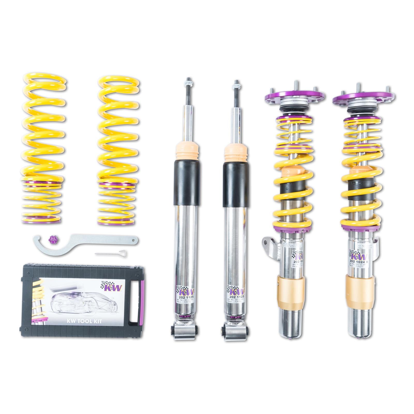 KW Coilover suspension V3 Clubsport incl. top mounts BMW 3 Coupe (E92) 01/2005-12/2013 (35220867)