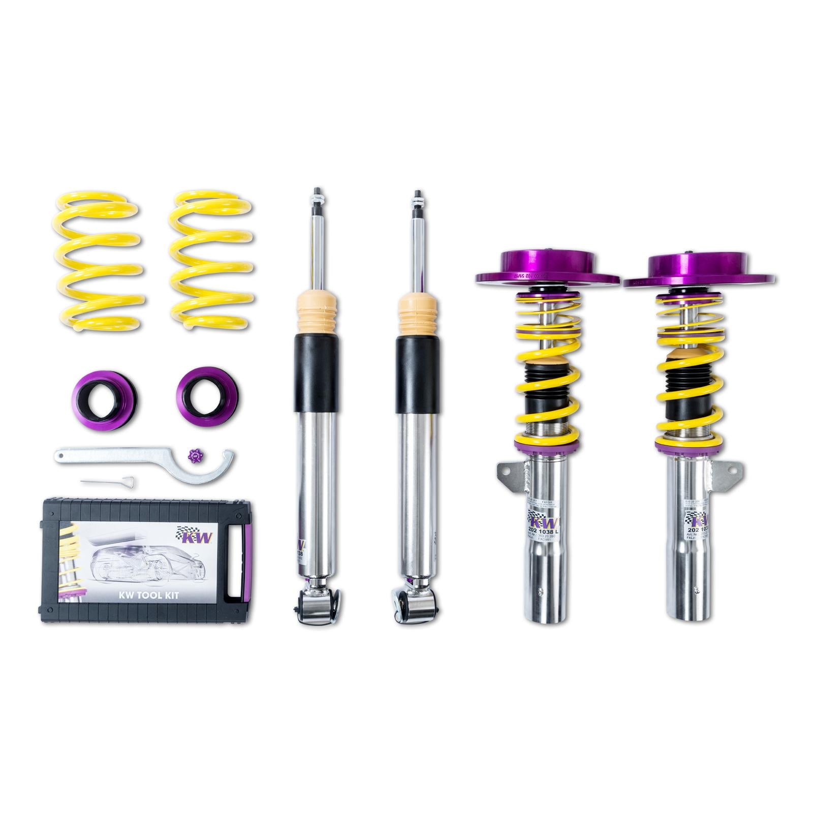 KW Coilover suspension V3 Clubsport incl. top mounts MINI (F56) 12/2013- (352208AG)