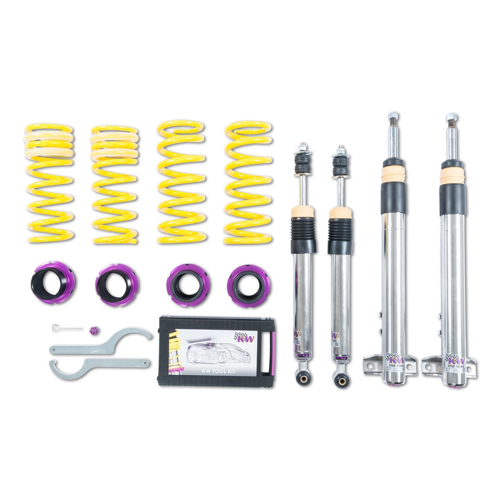 KW Coilover suspension V3 inox MERCEDES-BENZ 190 (W201) 10/1982-08/1993 (3522500M)