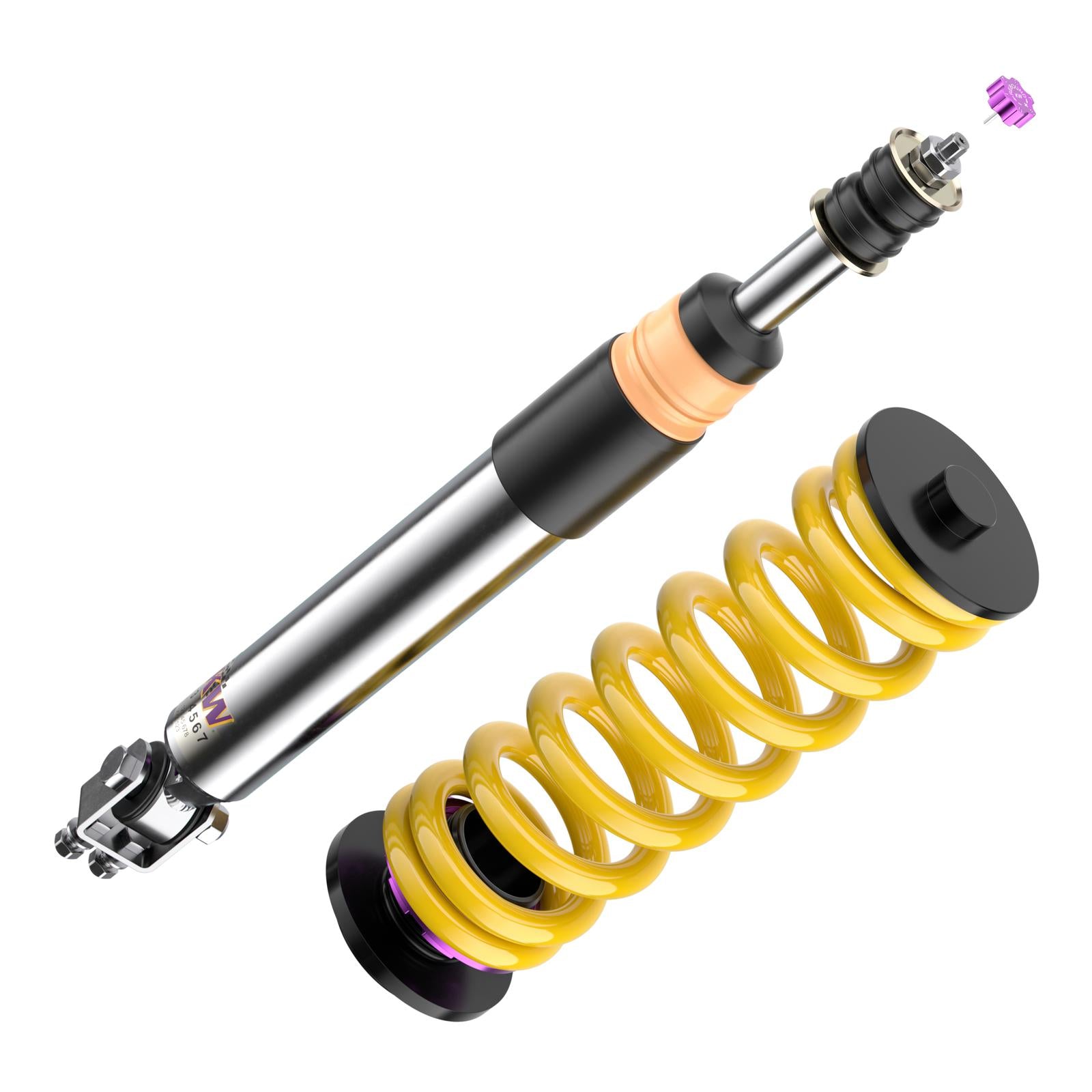 KW Coilover suspension V3 inox MERCEDES-BENZ SL Coupe (C107) 01/1972-08/1985