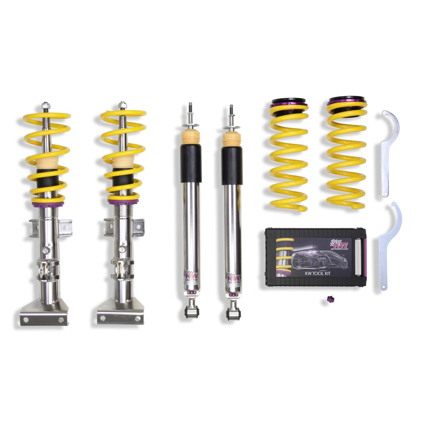 KW Coilover suspension V3 inox MERCEDES-BENZ SLK (R172) 01/2011-