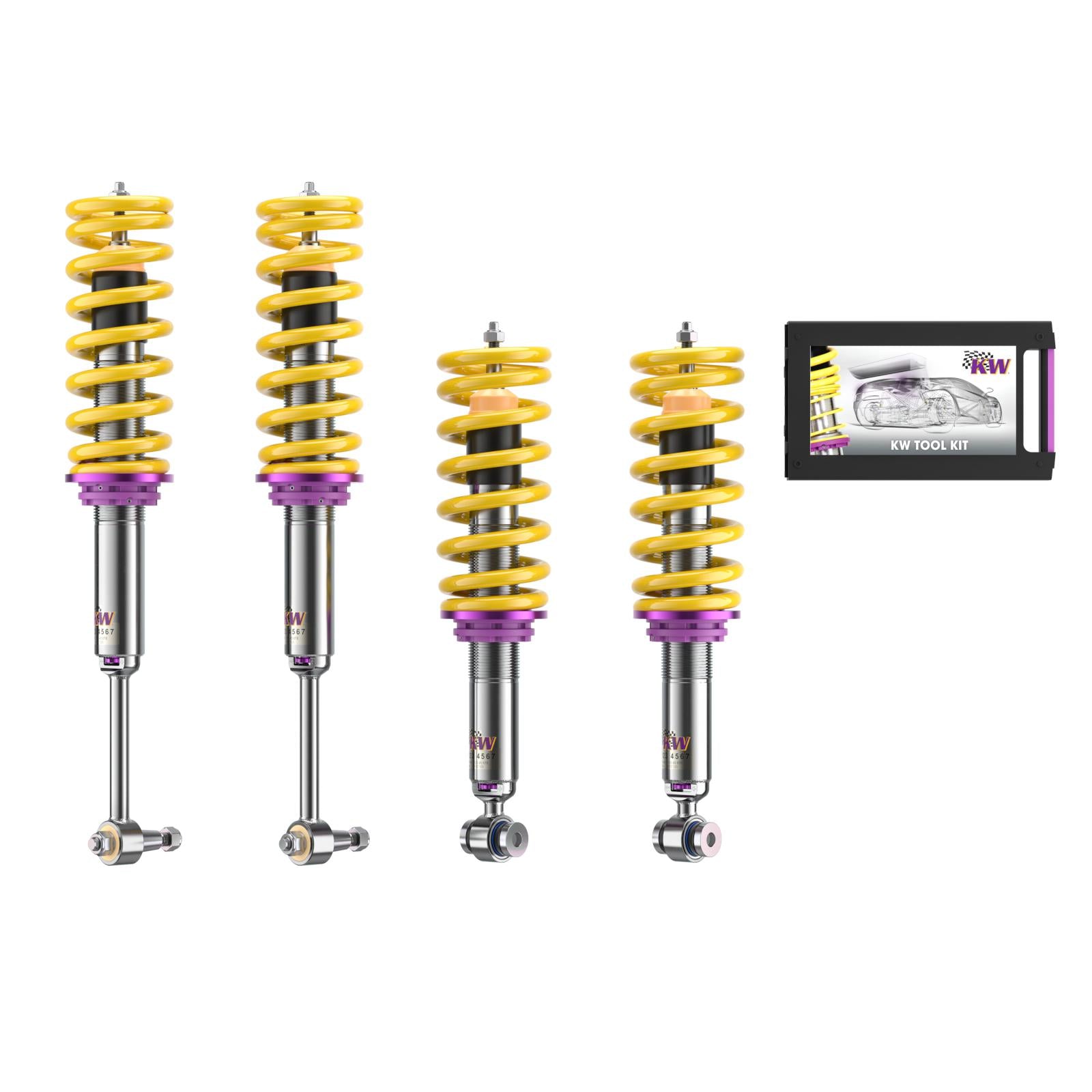 KW Coilover suspension V3 inox MERCEDES-BENZ SL (R230) 10/2001-01/2012