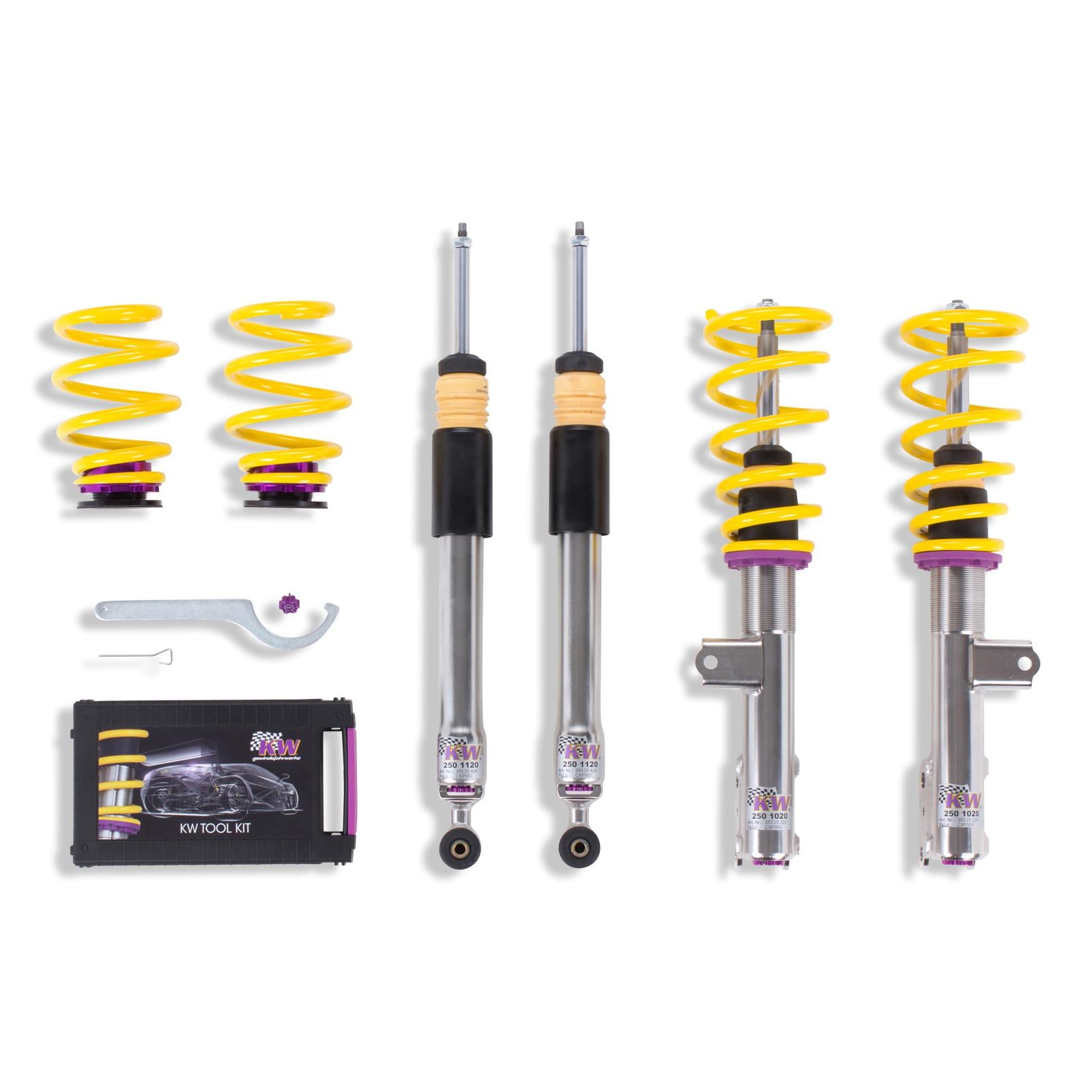 KW Coilover suspension V3 inox MERCEDES-BENZ CLA Coupe (C117) 01/2013-03/2019
