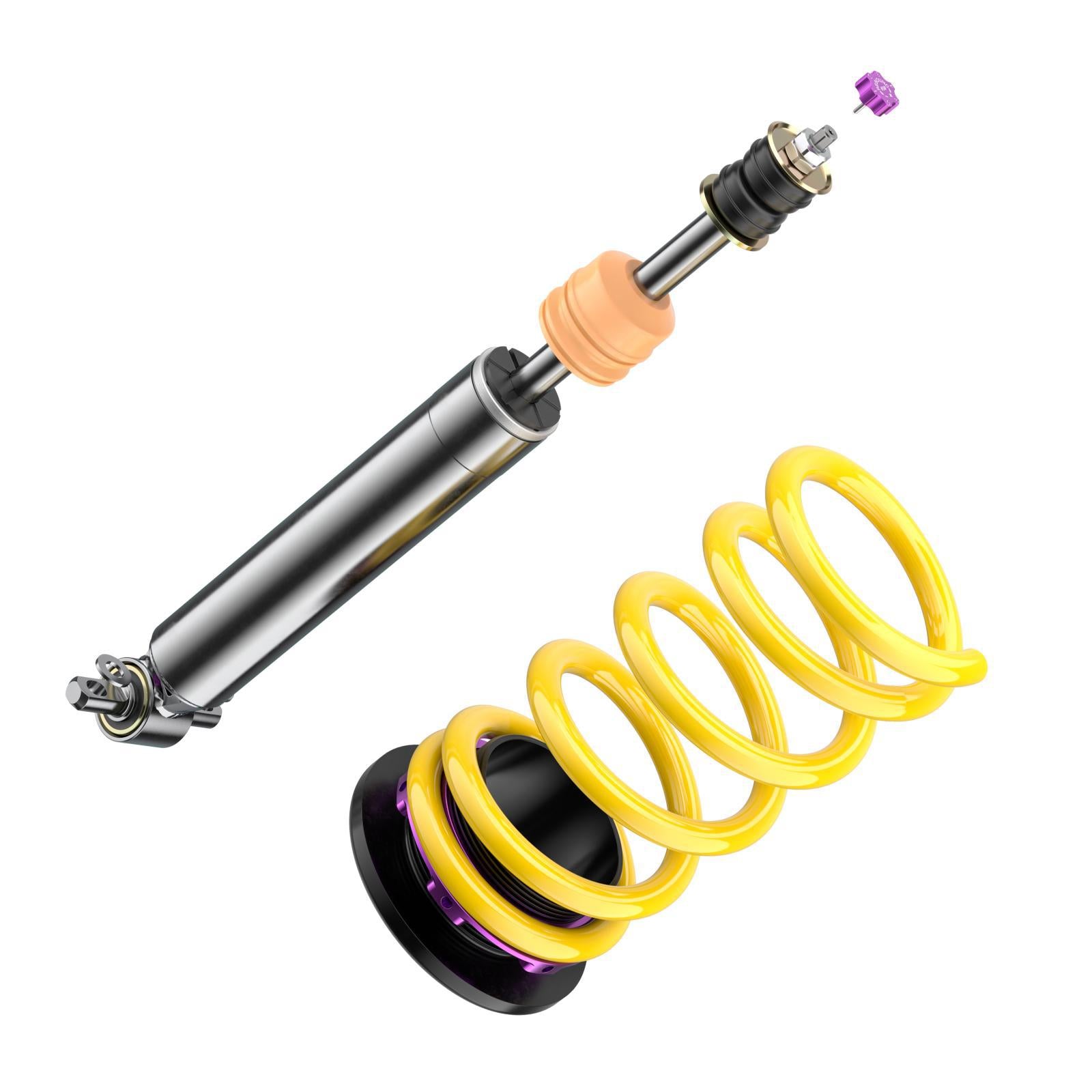 KW Coilover suspension V3 inox for Mercedes-Benz S-Class (W126) 126, 126032, 126024, 126025 10/1979-06/1991