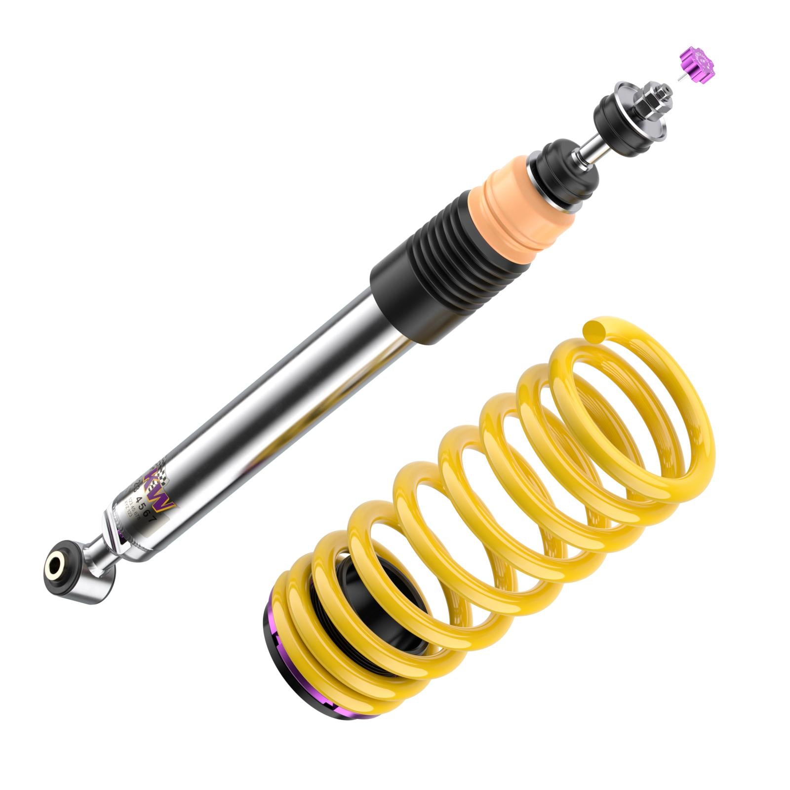 KW Coilover suspension V3 inox for Mercedes-Benz 124 Coupe (C124, 124C) 03/1987-07/1993