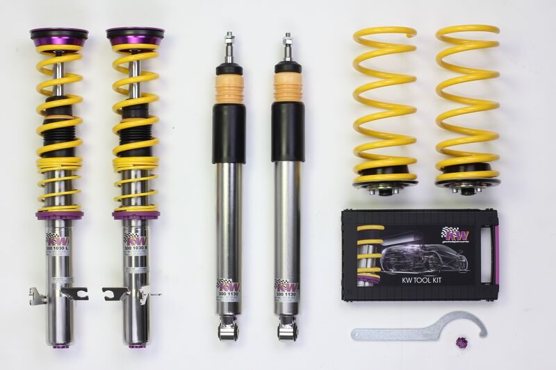 KW Coilover suspension V3 inox FORD FOCUS II (DA_, HCP, DP) 07/2004-09/2013 (35230054)