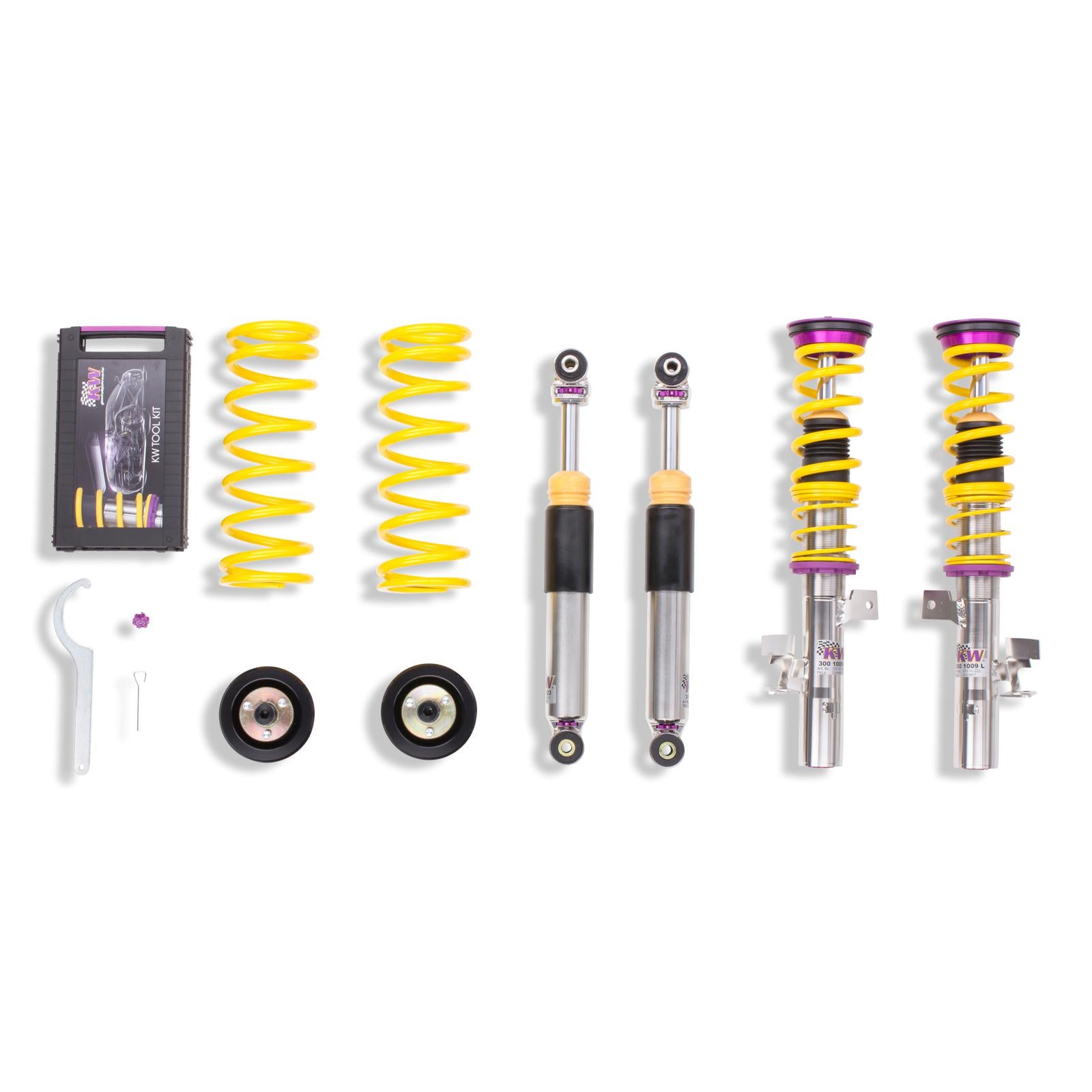 KW Coilover suspension V3 inox FORD FOCUS III Turnier 07/2010-