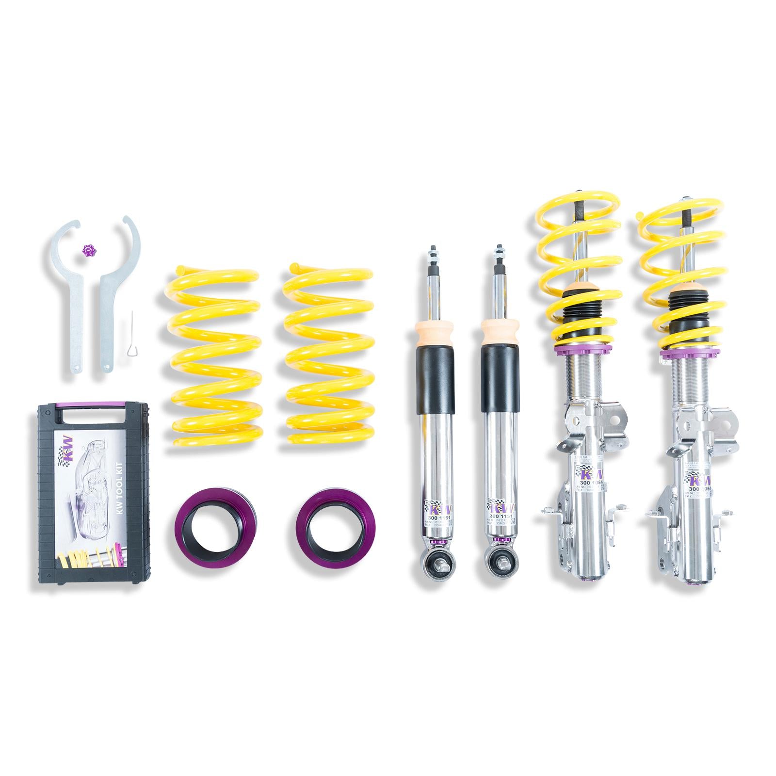 KW Coilover suspension V3 inox FORD USA MUSTANG Coupe 02/2014- (35230079)
