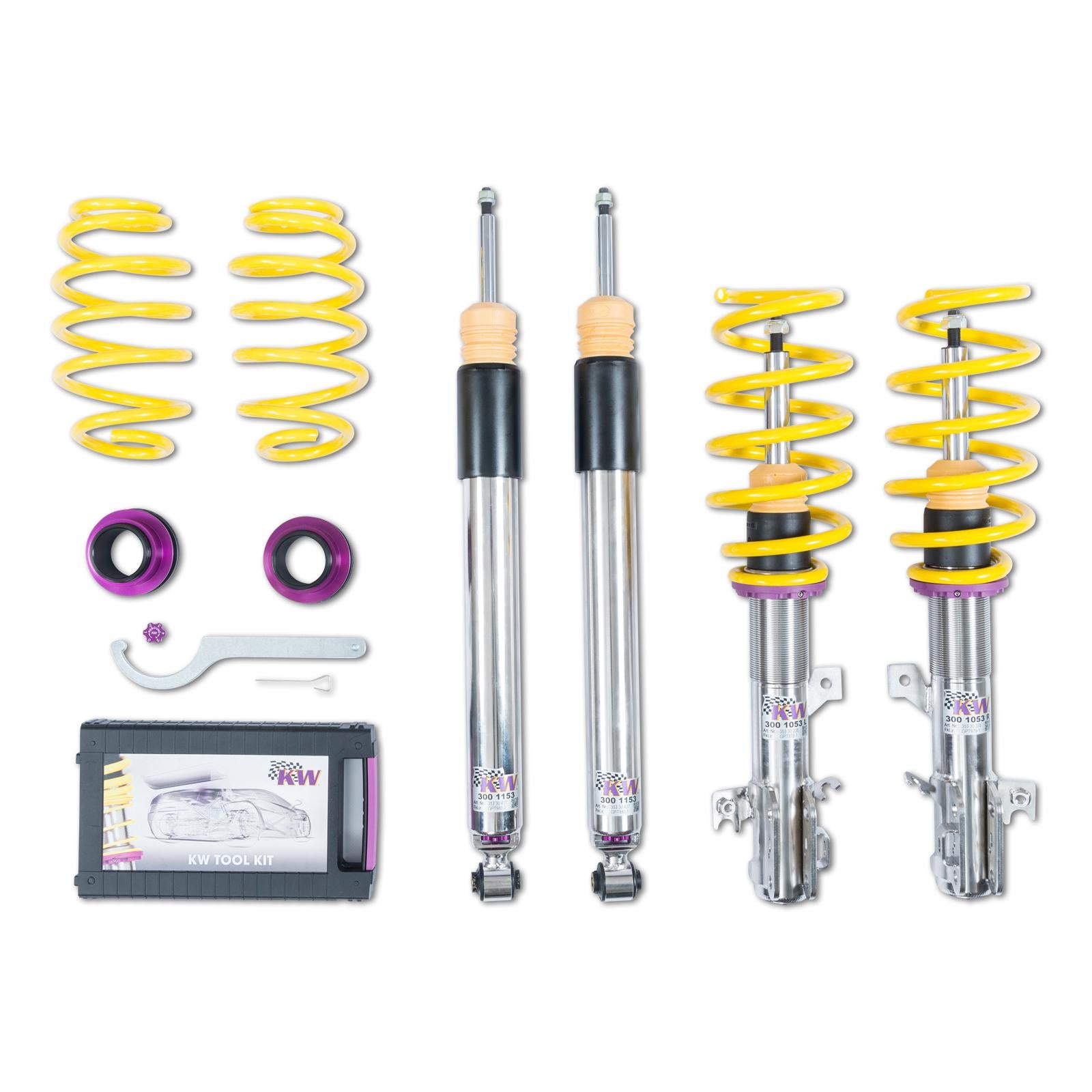 KW Coilover suspension V3 inox FORD FIESTA VII (HU, HF) 05/2017-