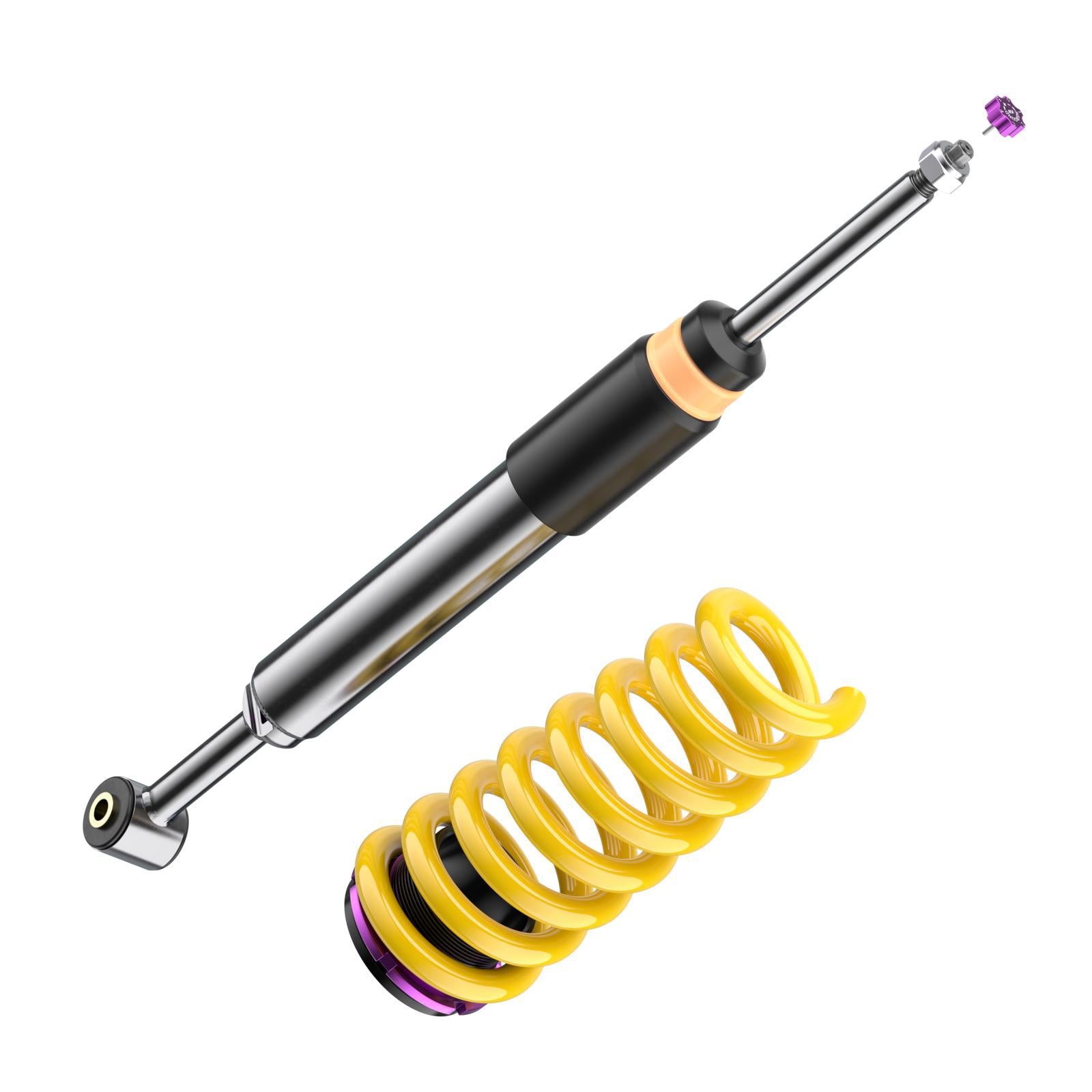 KW Coilover suspension V3 inox (incl. deactivation for electronic dampers) MASERATI QUATTROPORTE VI 11/2012-