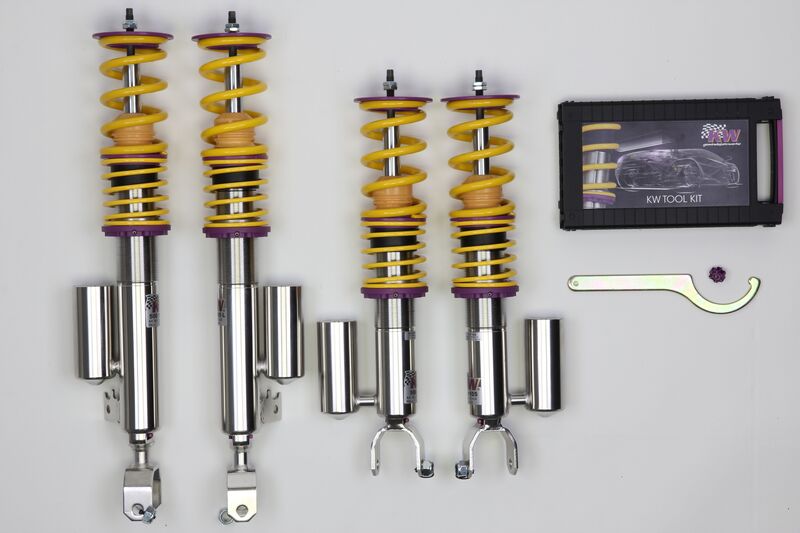 KW Coilover suspension V3 inox HONDA S2000 (AP) 03/1999-