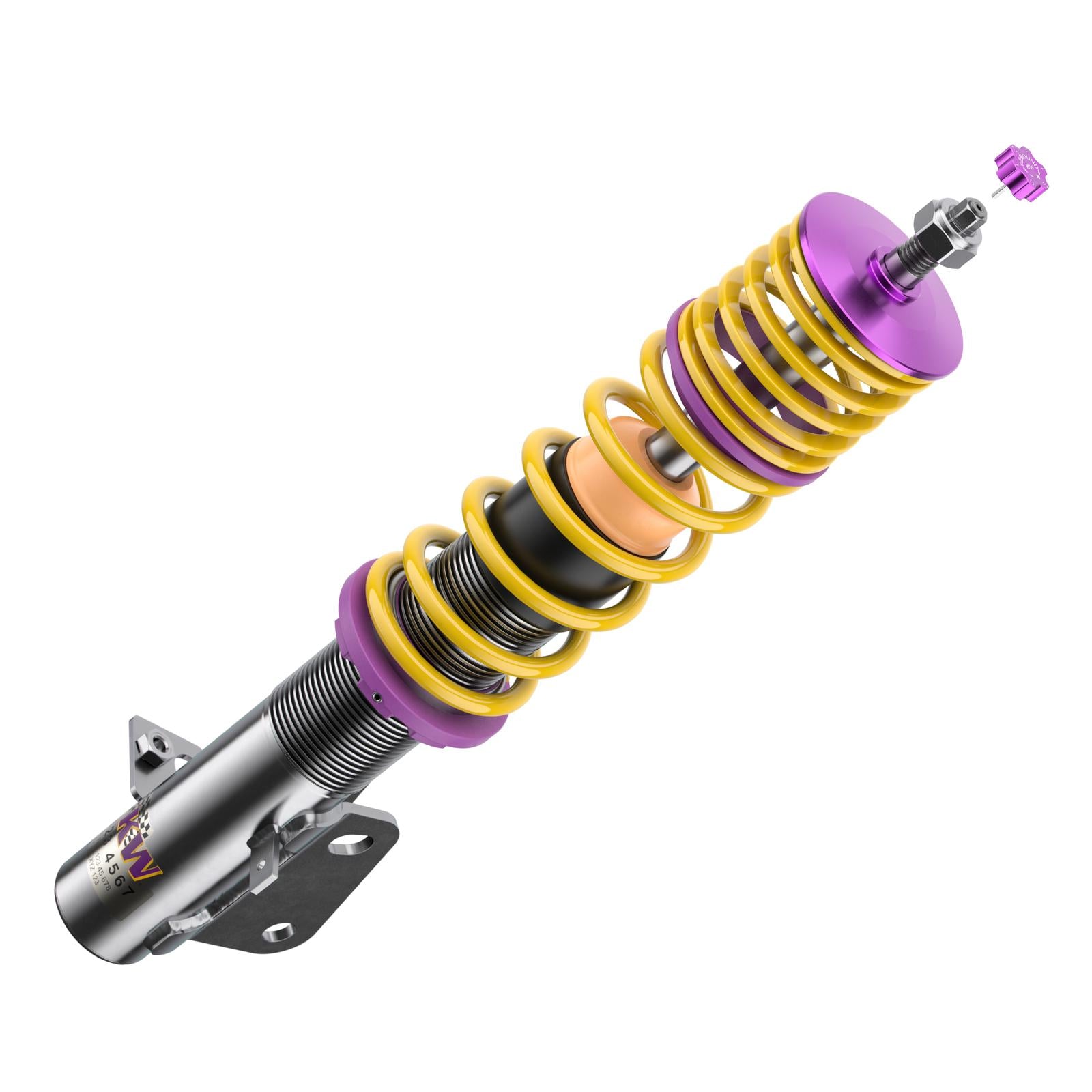 KW Coilover suspension V3 inox TOYOTA MR 2 III (ZZW3_) 10/1999-06/2007
