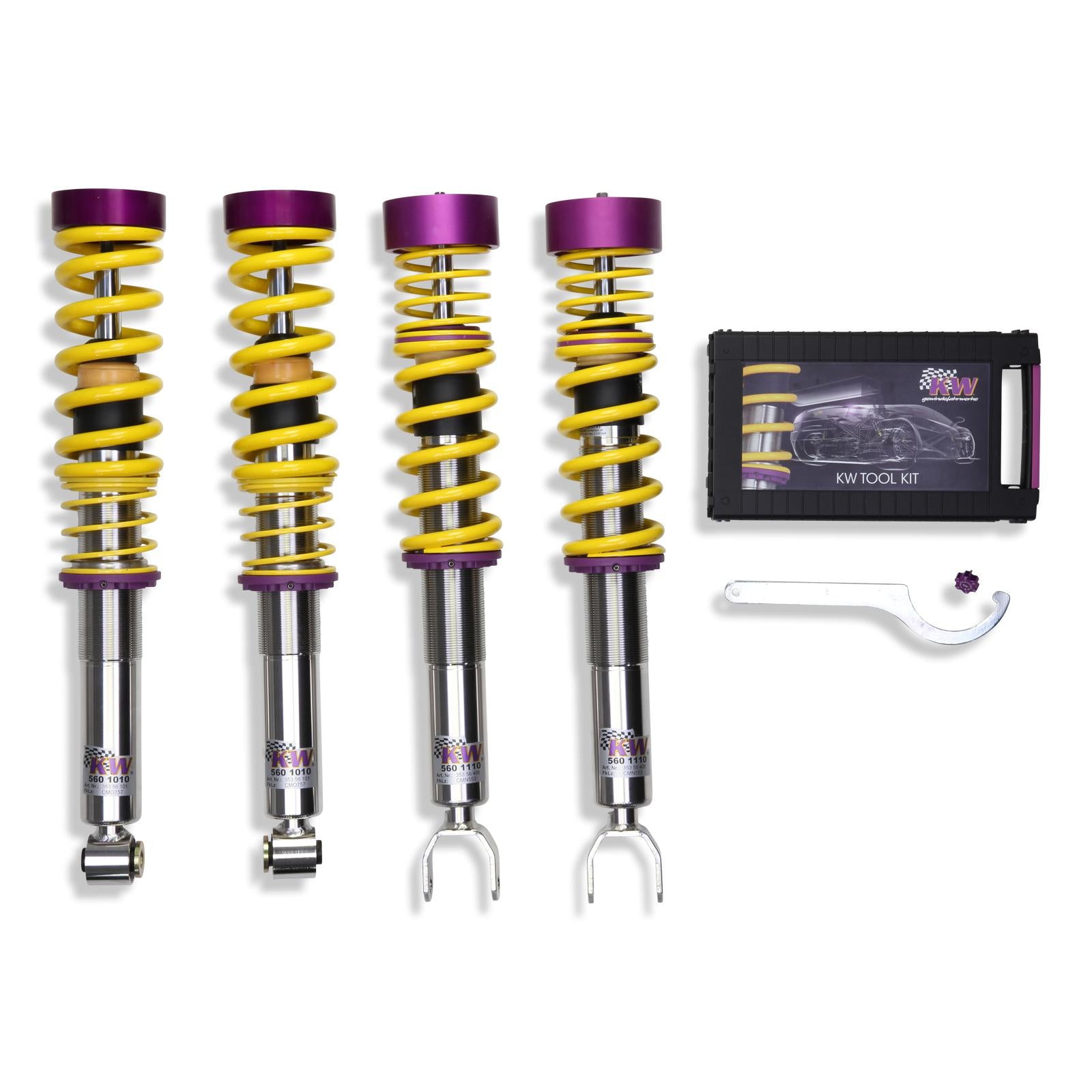 KW Coilover suspension V3 inox TOYOTA SUPRA (_A8_) 05/1993-07/2002