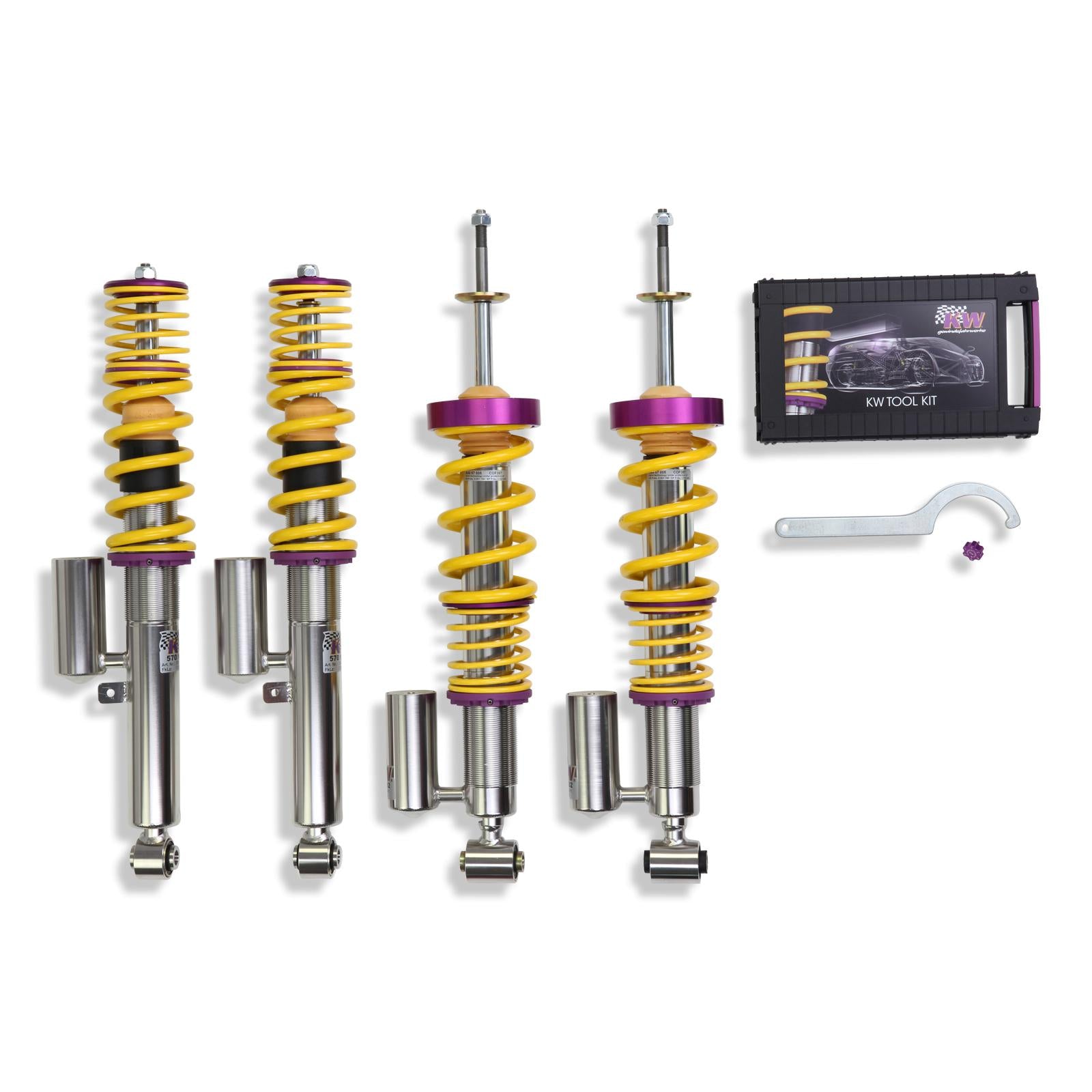 KW Coilover suspension V3 inox LEXUS IS II (_E2_) 08/2005-04/2013 (35257002)